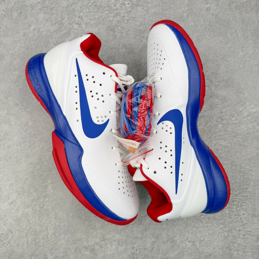 Nike Air Zoom Hyperattack 低筒 舒适 减震耐磨 球鞋 籃球鞋 實戰鞋 波鞋 男鞋 白蓝红 881485-146