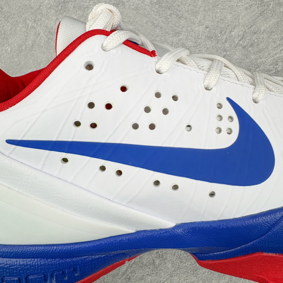 Nike Air Zoom Hyperattack 低筒 舒适 减震耐磨 球鞋 籃球鞋 實戰鞋 波鞋 男鞋 白蓝红 881485-146