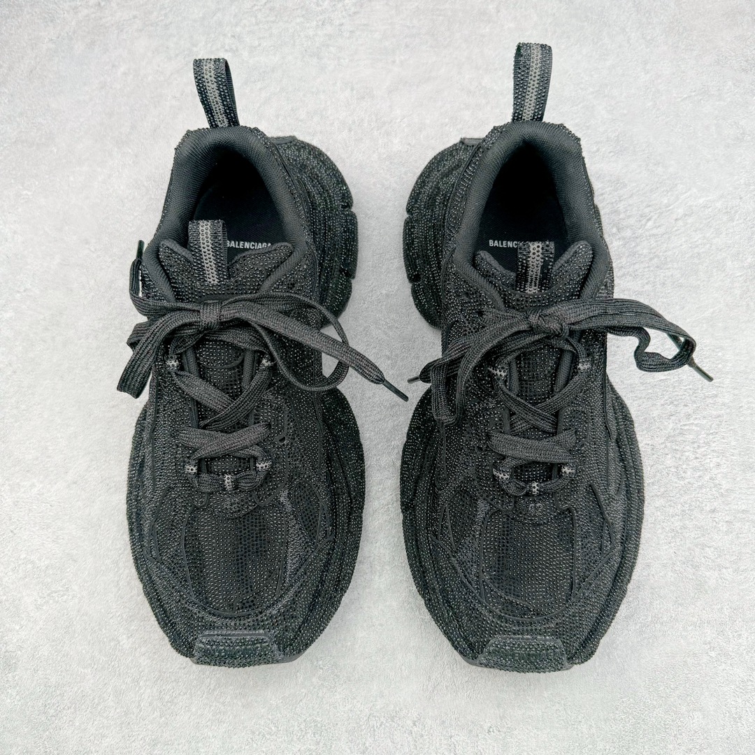 Balenciaga 巴黎世家 3XL 水晶  系带 做旧 低筒 老爹鞋 运动 复古板鞋 休闲鞋 男鞋 女鞋 黑色 