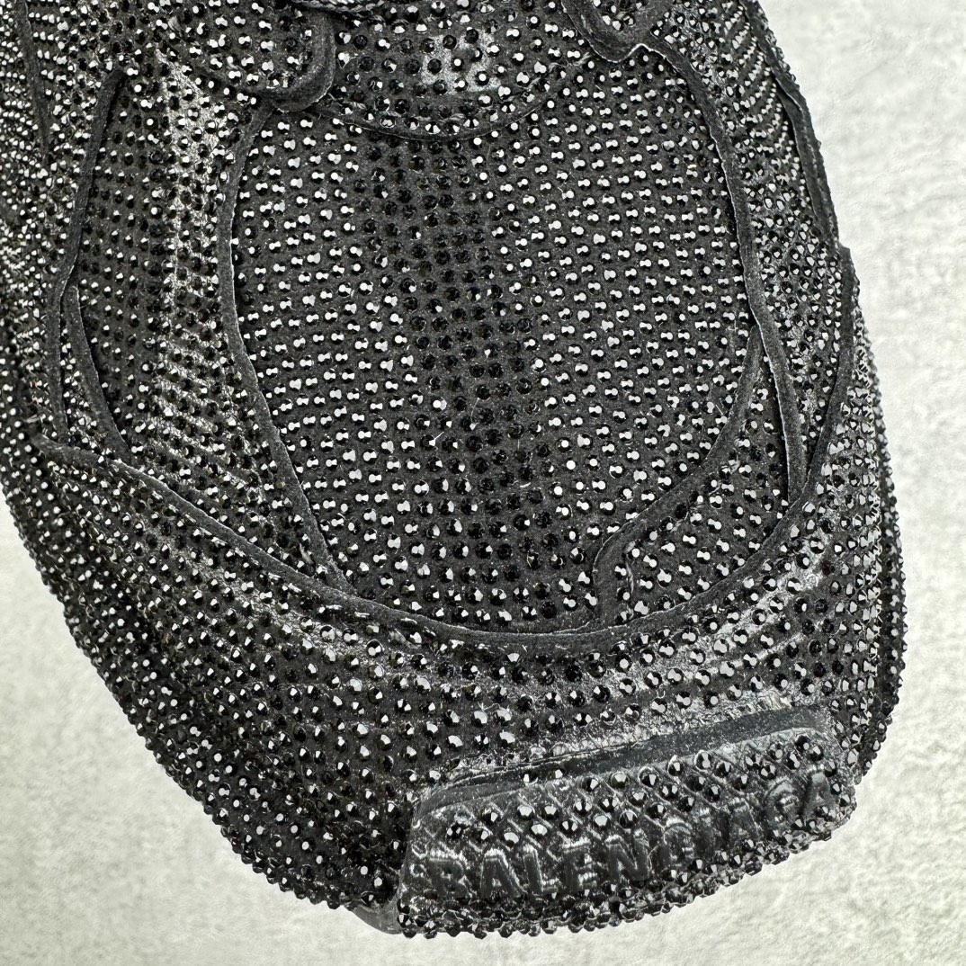  Balenciaga 巴黎世家 3XL 水晶  系带 做旧 低筒 老爹鞋 运动 复古板鞋 休闲鞋 男鞋 女鞋 黑色 