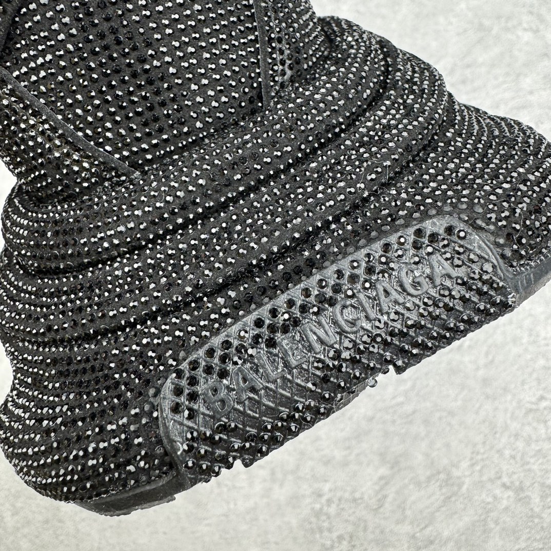  Balenciaga 巴黎世家 3XL 水晶  系带 做旧 低筒 老爹鞋 运动 复古板鞋 休闲鞋 男鞋 女鞋 黑色 