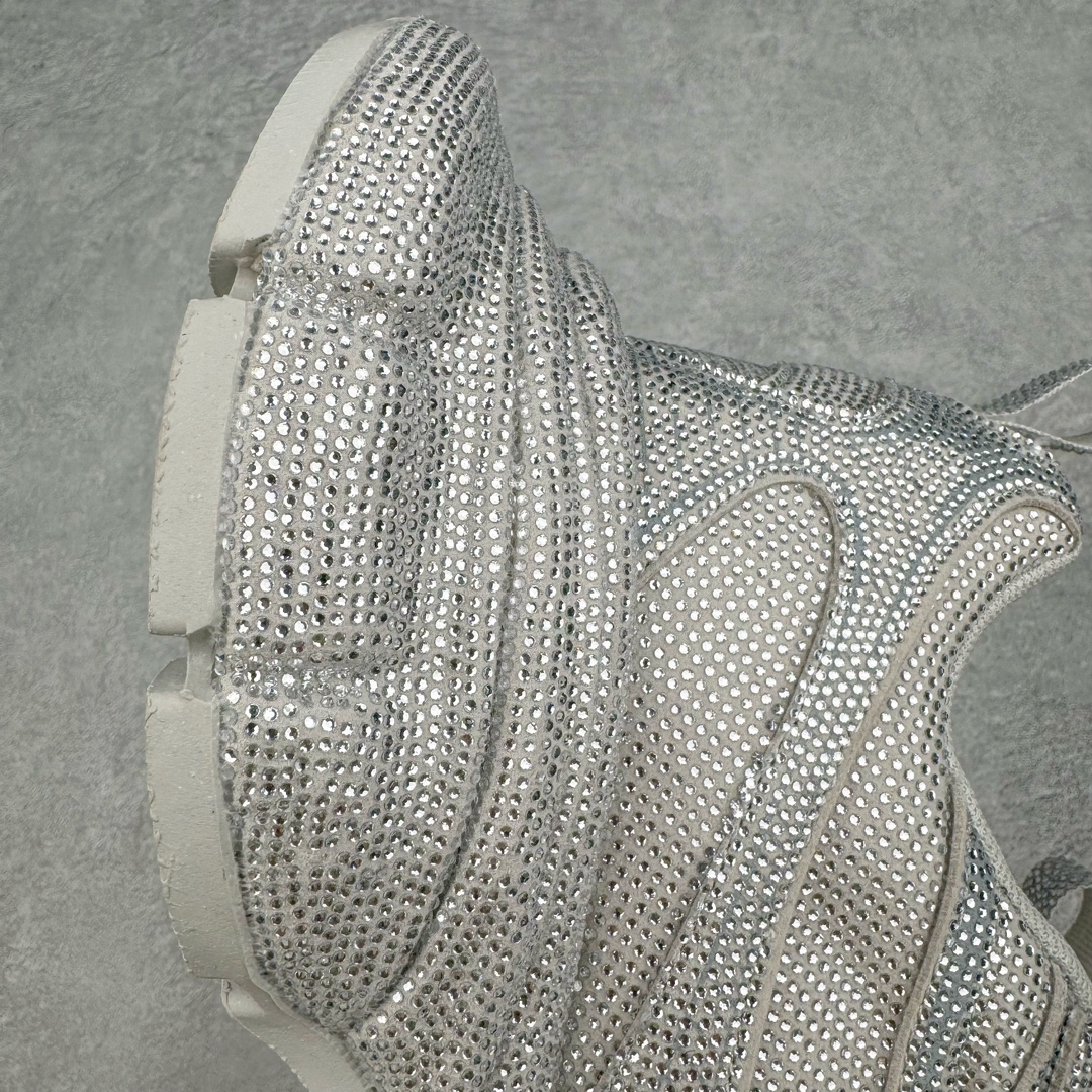  Balenciaga 巴黎世家 3XL 水晶  系带 做旧 低筒 老爹鞋 运动 复古板鞋 休闲鞋 男鞋 女鞋 白色 734731W3XST1100