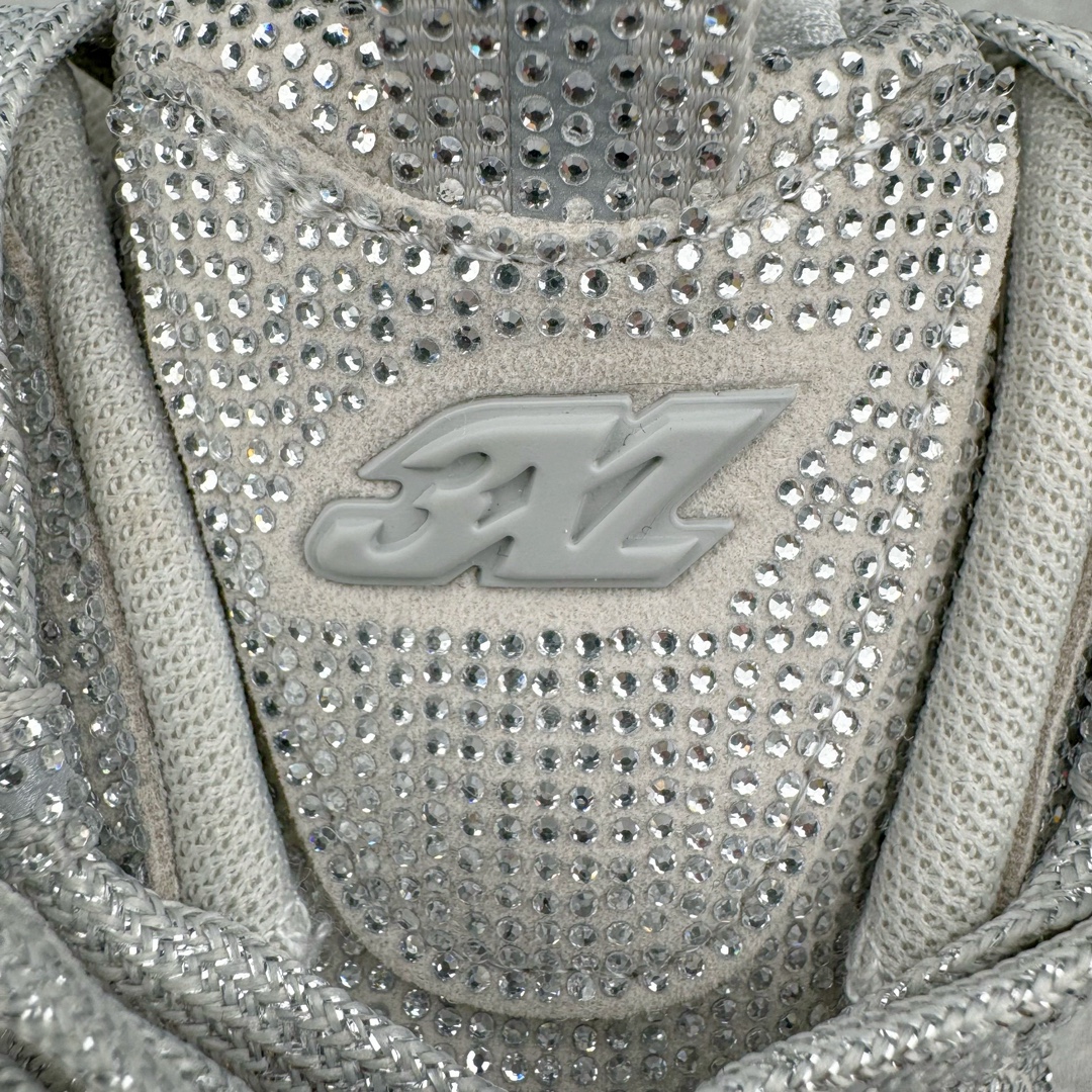  Balenciaga 巴黎世家 3XL 水晶  系带 做旧 低筒 老爹鞋 运动 复古板鞋 休闲鞋 男鞋 女鞋 白色 734731W3XST1100