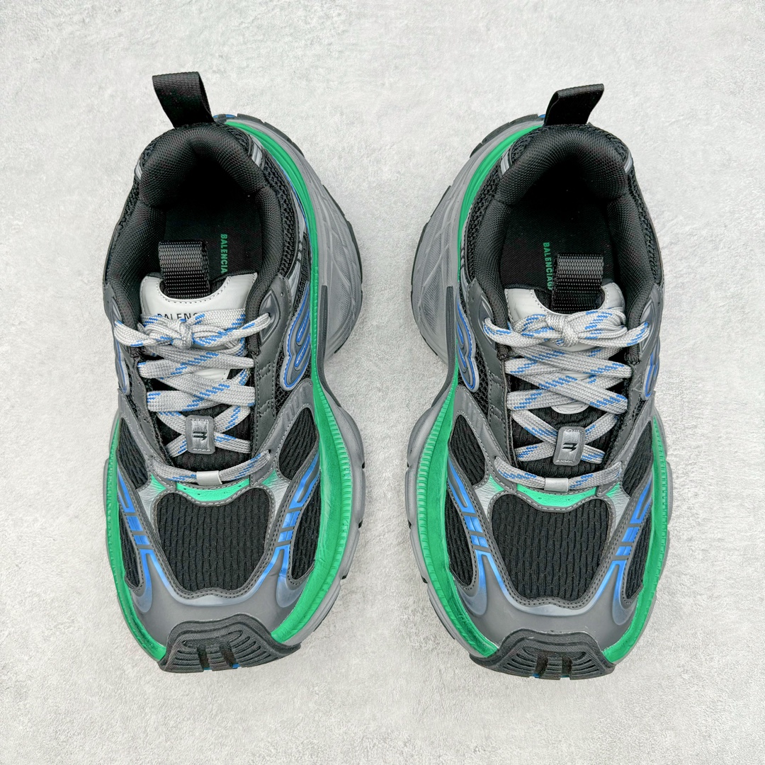  Balenciaga 10XL  巴黎世家 网布 系带 做旧 低筒 老爹鞋 运动 复古板鞋 休闲鞋 男鞋 女鞋 黑蓝灰