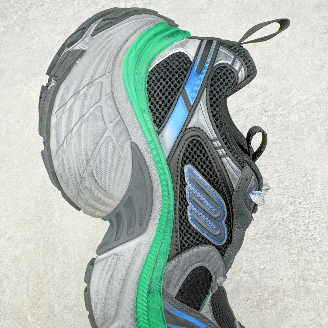  Balenciaga 10XL  巴黎世家 网布 系带 做旧 低筒 老爹鞋 运动 复古板鞋 休闲鞋 男鞋 女鞋 黑蓝灰