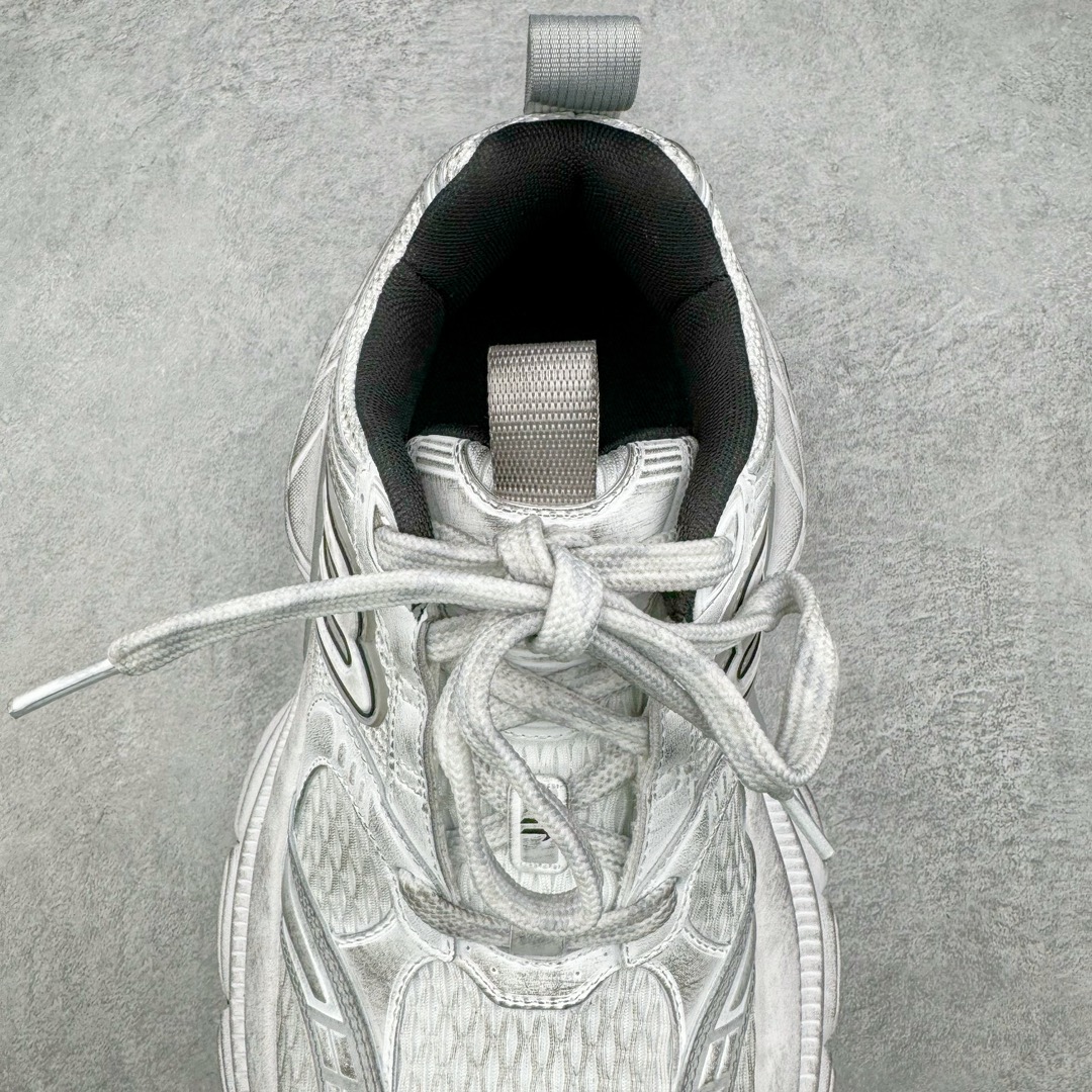  Balenciaga 10XL  巴黎世家 网布 系带 做旧 低筒 老爹鞋 运动 复古板鞋 休闲鞋 男鞋 女鞋  白色 做旧