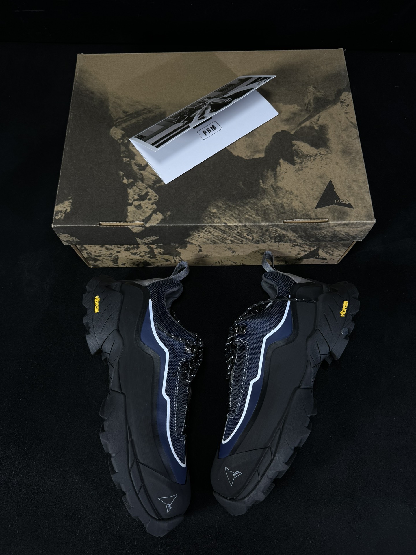 ROA Hiking 低筒 休闲 简约舒适 户外登山鞋 男女同款 黑藏青  KFAJL10-004J