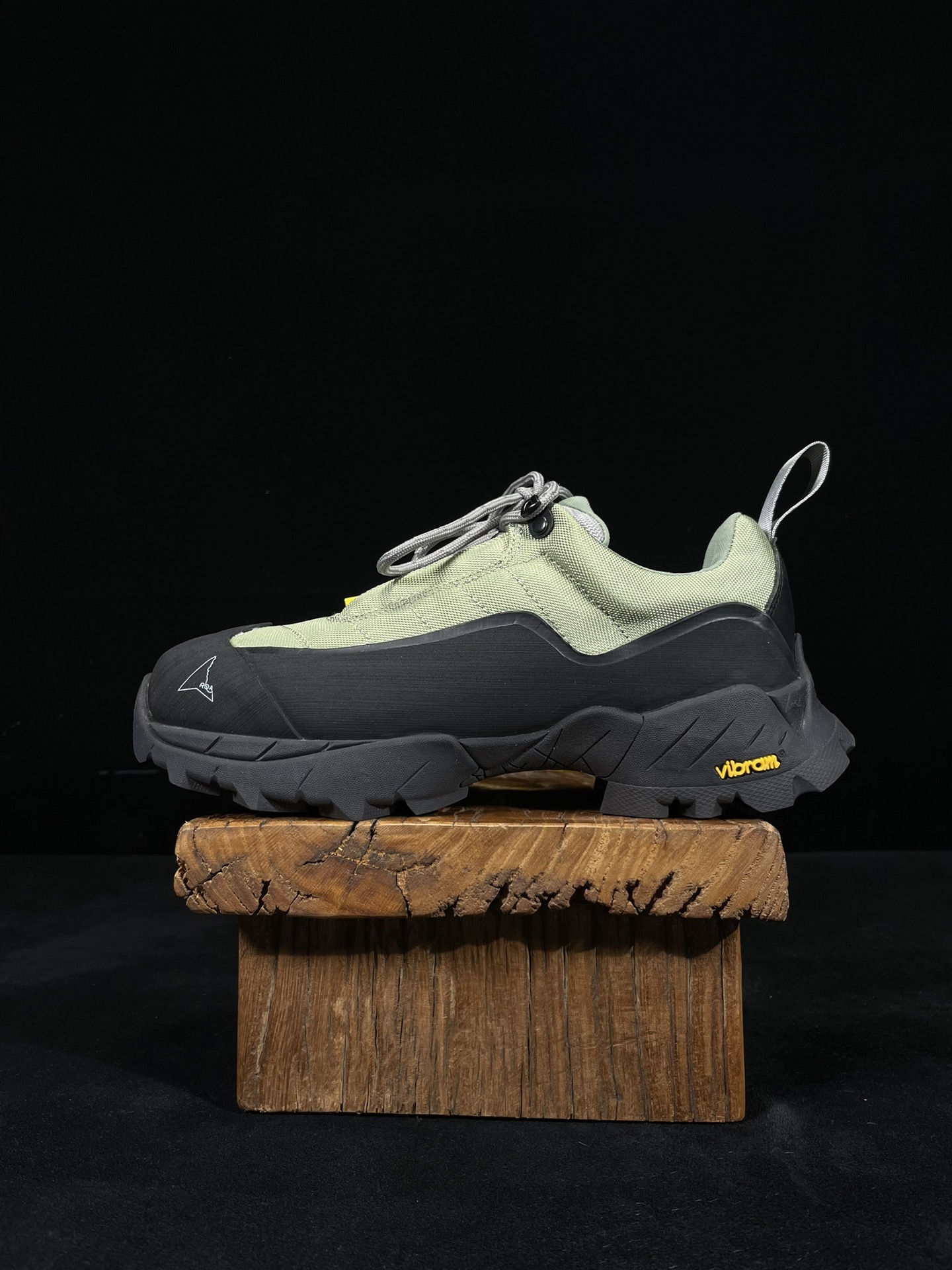  ROA Hiking 低筒 休闲 简约舒适 尼龙 户外登山鞋 男女同款 棕绿色