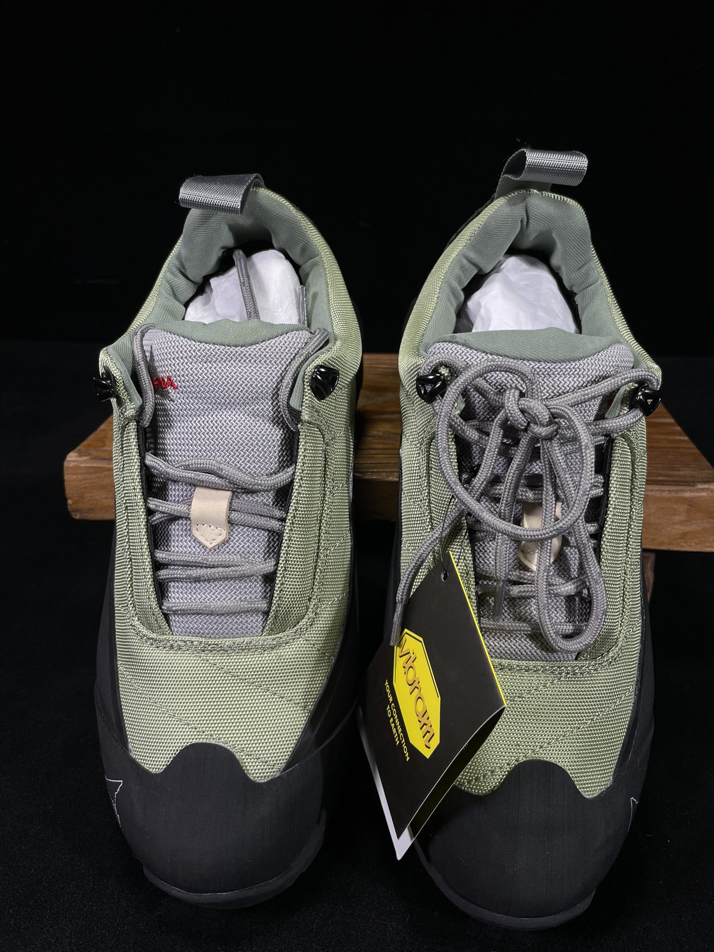  ROA Hiking 低筒 休闲 简约舒适 尼龙 户外登山鞋 男女同款 棕绿色