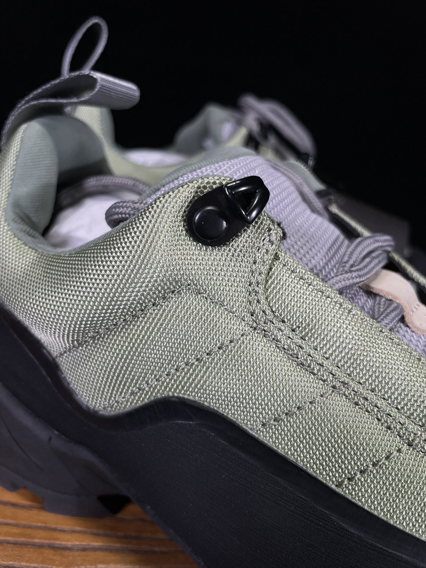  ROA Hiking 低筒 休闲 简约舒适 尼龙 户外登山鞋 男女同款 棕绿色