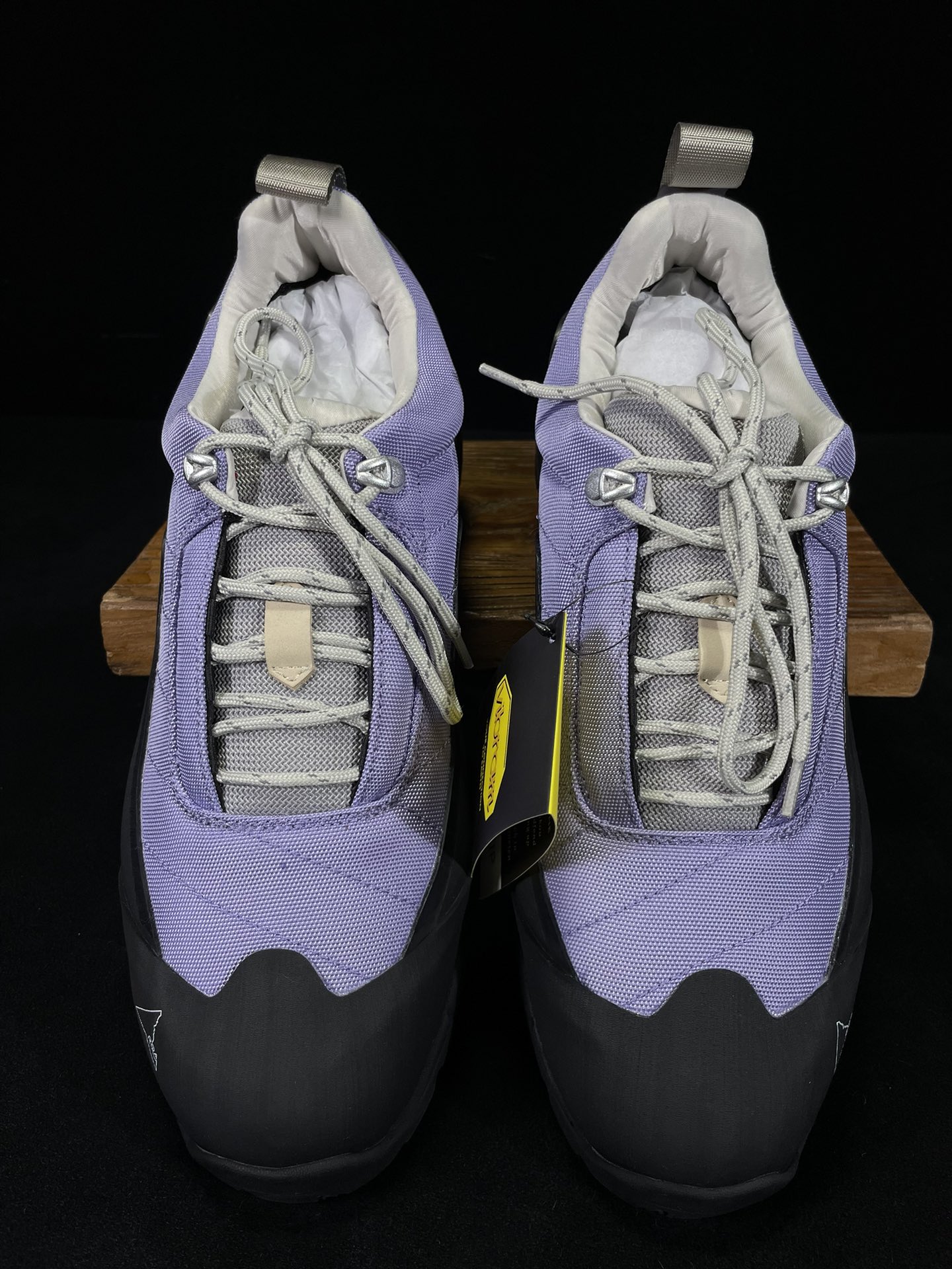  ROA Hiking 低筒 休闲 简约舒适 尼龙 户外登山鞋 男女同款 黑紫色