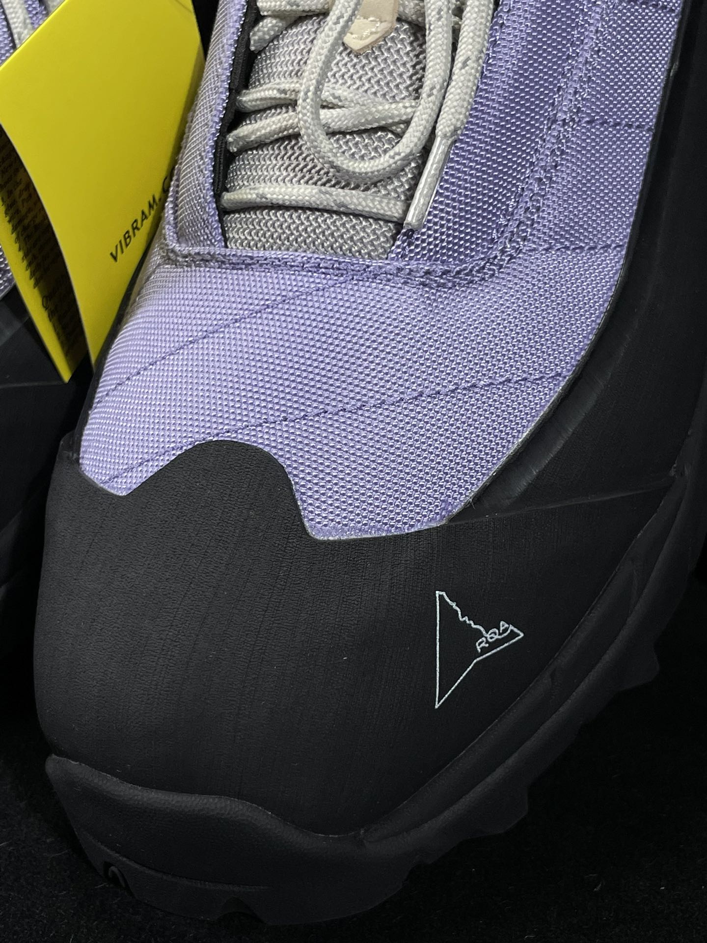  ROA Hiking 低筒 休闲 简约舒适 尼龙 户外登山鞋 男女同款 黑紫色