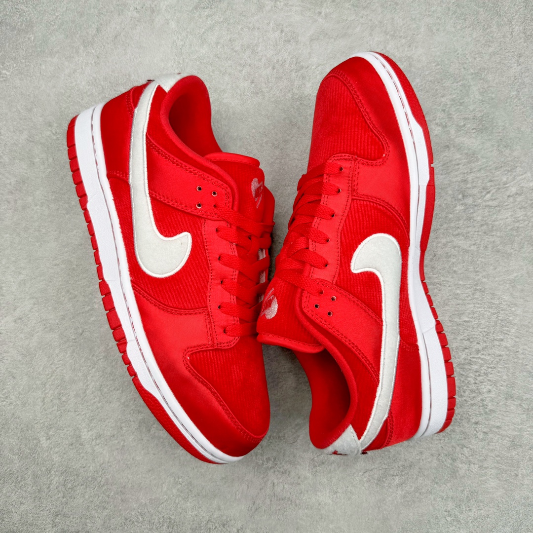 女款  Dunk  Low Valentine s Day Solemates 低筒 皮革 休闲鞋 板鞋 波鞋 女鞋 波鞋  白红情人节 FZ3548-612 