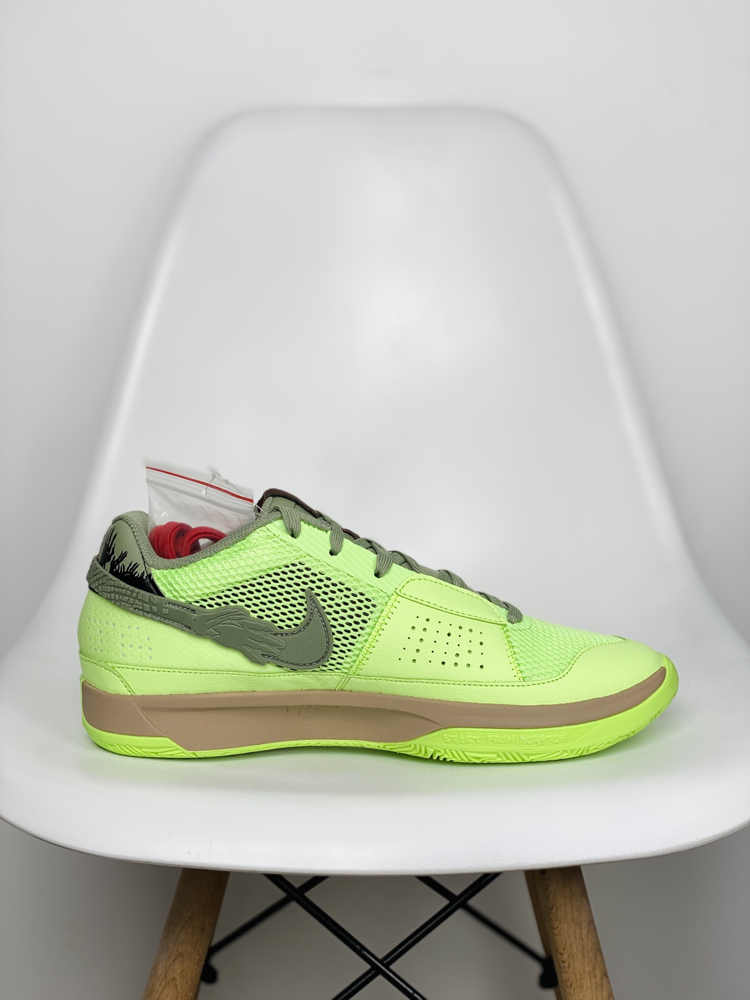  滅世 莫兰特 1代  Nike Zoom JA1 低筒 前後氣墊 耐磨透氣 實戰籃球鞋 波鞋 球鞋 男鞋 波鞋 青蜂侠 万圣节 FD6565-300