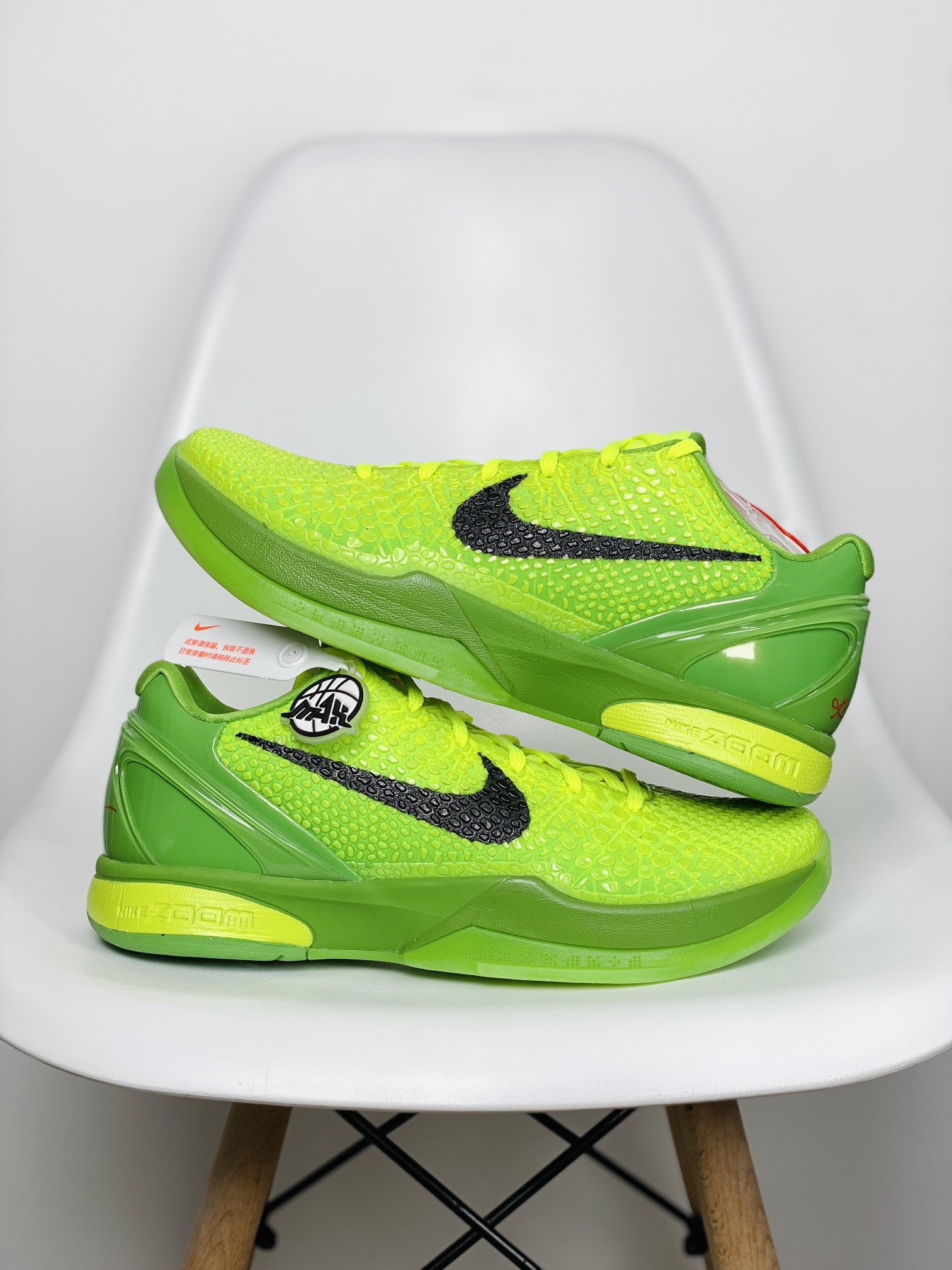 滅世純原 KOBE6 Protro Green Apple 科比 6 2020復刻 青竹絲 青蜂俠 球鞋 籃球鞋 實戰鞋 前後氣墊 真碳板 男鞋 CW2190-300