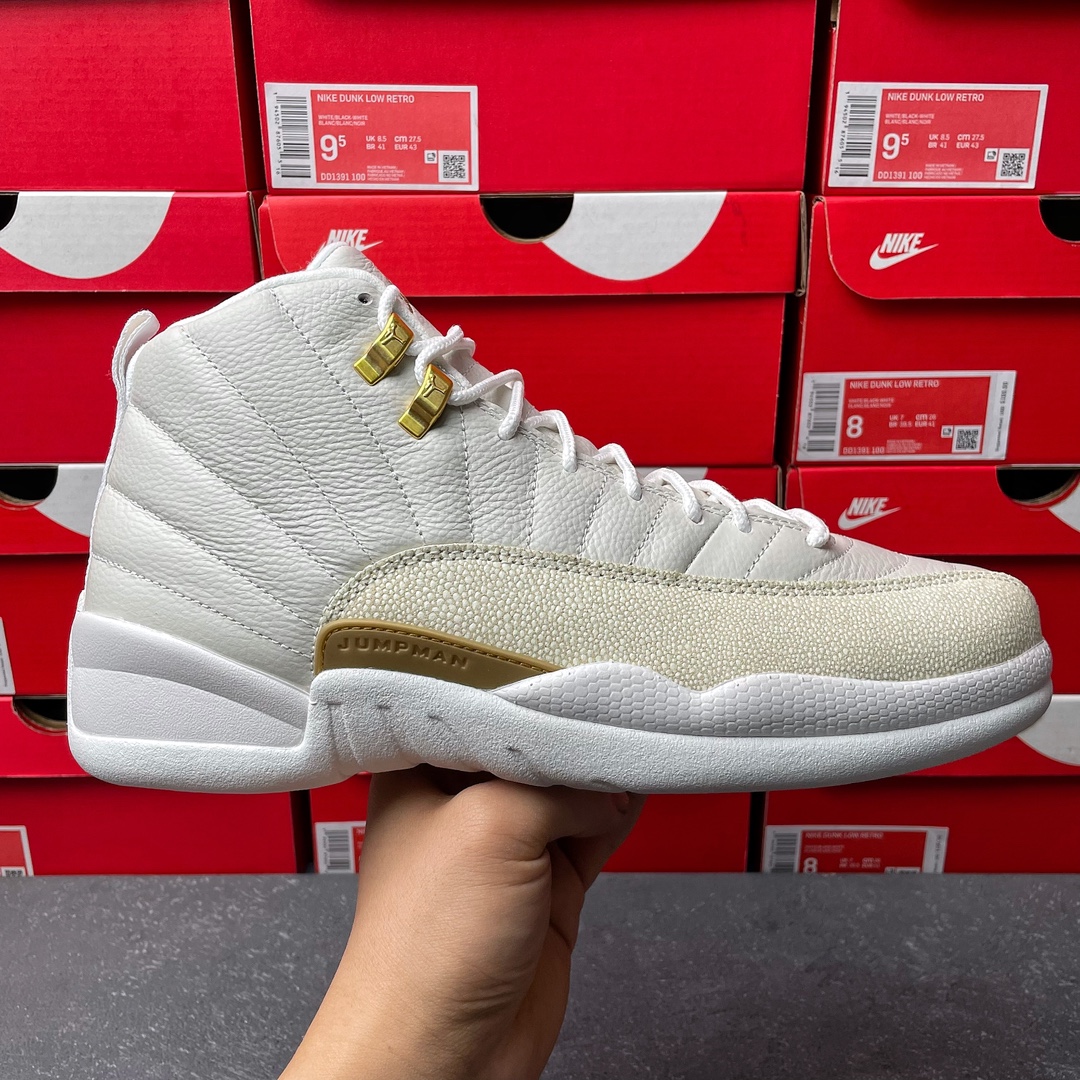  Air Jordan 12 Retro  OVO White AJ12   碳板 全掌气垫 篮球鞋 球鞋 男鞋 休闲鞋 波鞋 AJ12猫头鹰 873864-102