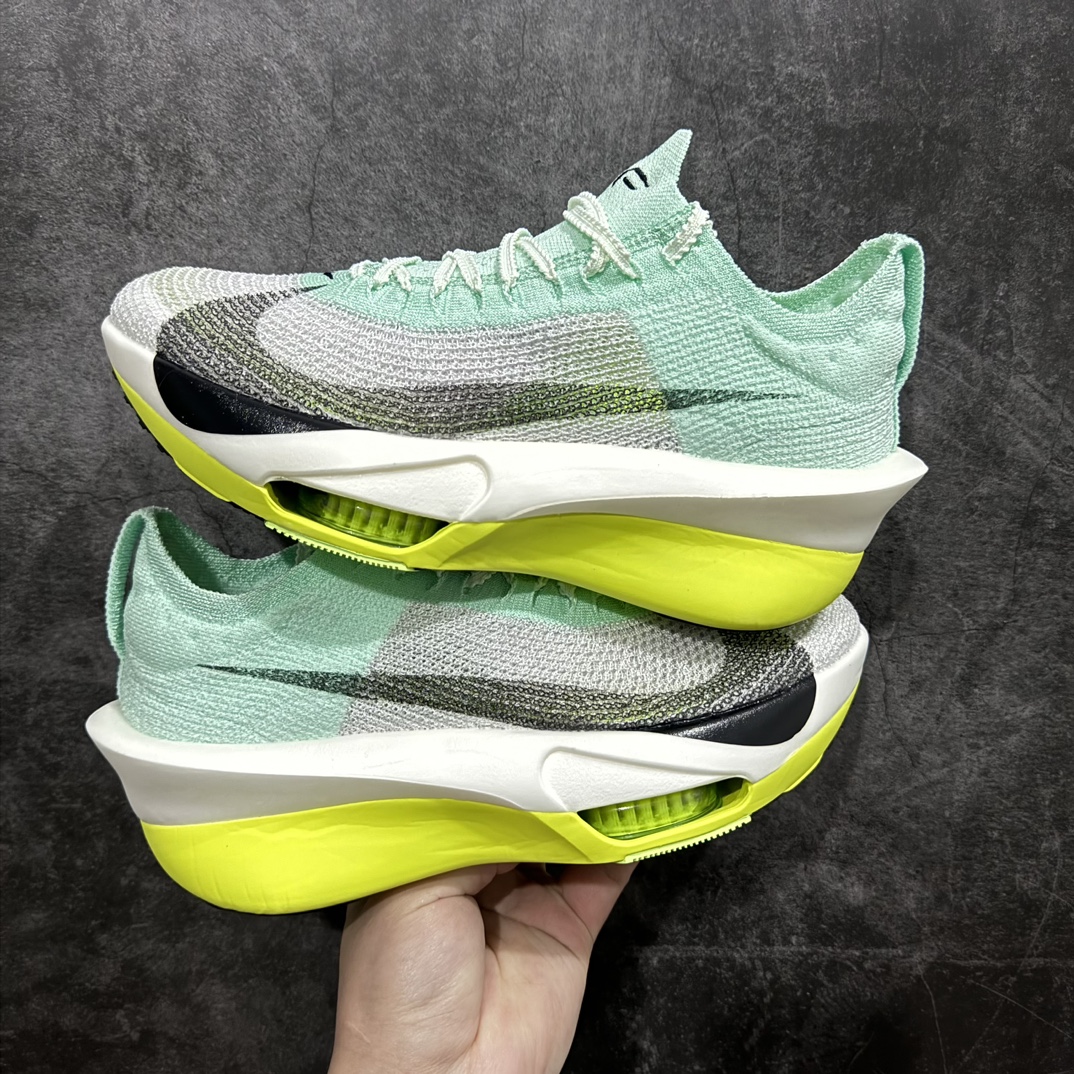  Air Zoom Alphafly NEXT% 3   低筒 减震防滑 马拉松 气垫运动鞋 跑步鞋 男鞋 女鞋 波鞋 黄绿 DV9422-300