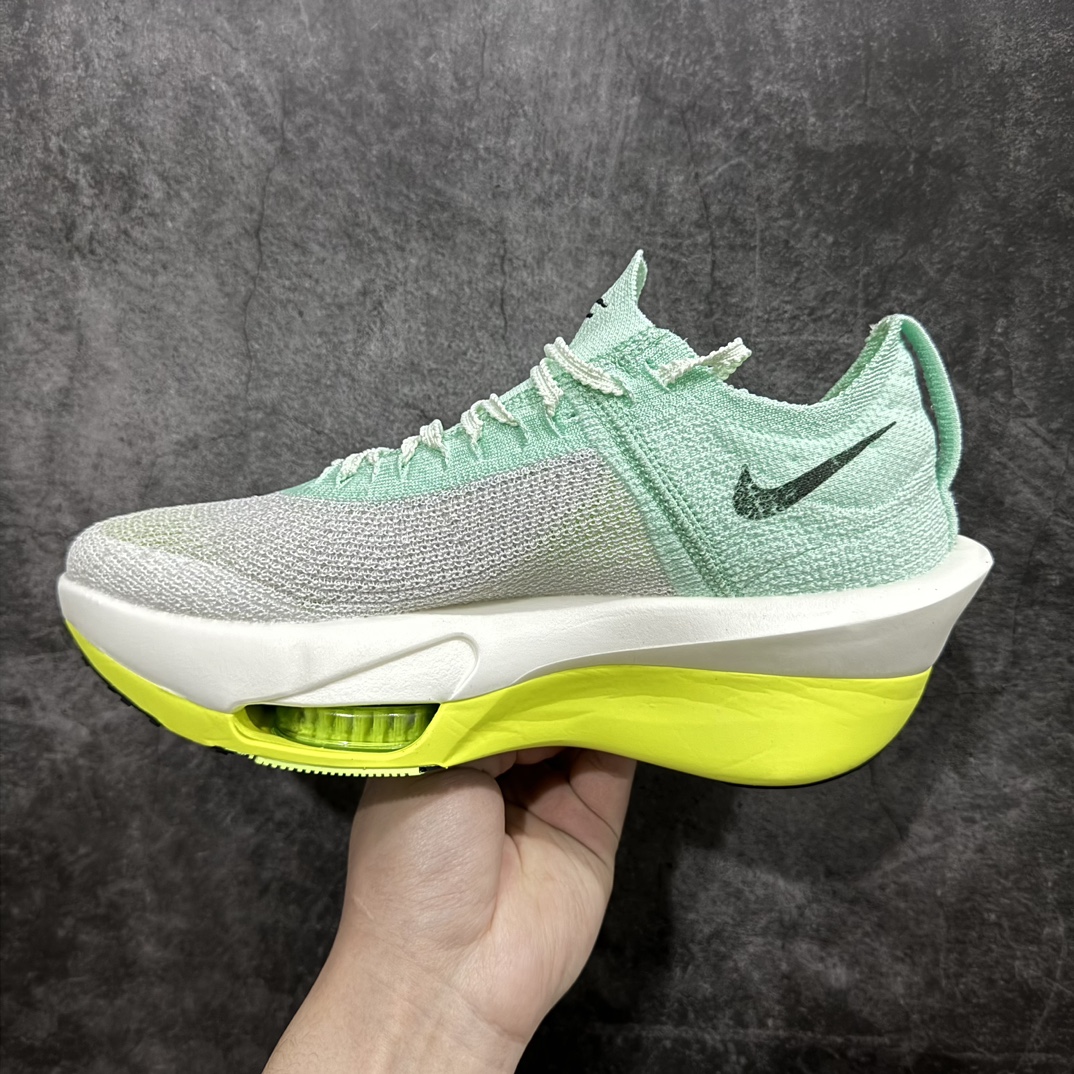  Air Zoom Alphafly NEXT% 3   低筒 减震防滑 马拉松 气垫运动鞋 跑步鞋 男鞋 女鞋 波鞋 黄绿 DV9422-300