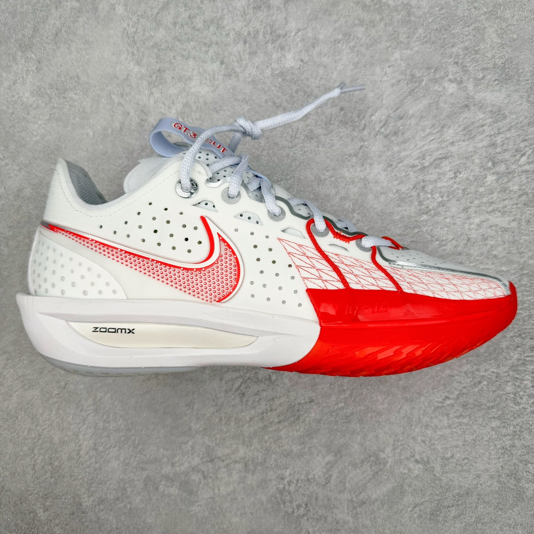 超临界版本 ZOOM GT Cut 3 EP  中筒  篮球鞋 球鞋 实战鞋 全掌气垫 后卫精英 TPU抗扭 男鞋 波鞋 白红 DV2918-101
