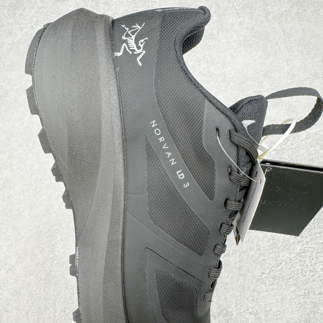 始祖鸟 Arcteryx Norvan LD 3  长距离 越野徒步户外 运动跑鞋 男女同款 波鞋 黑色