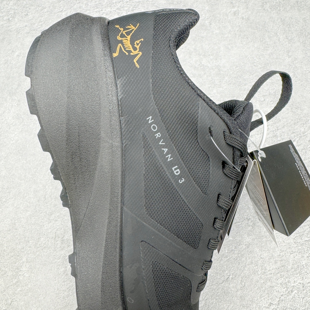  始祖鸟 Arcteryx Norvan LD 3  长距离 越野徒步户外 运动跑鞋 男女同款 波鞋 黑金