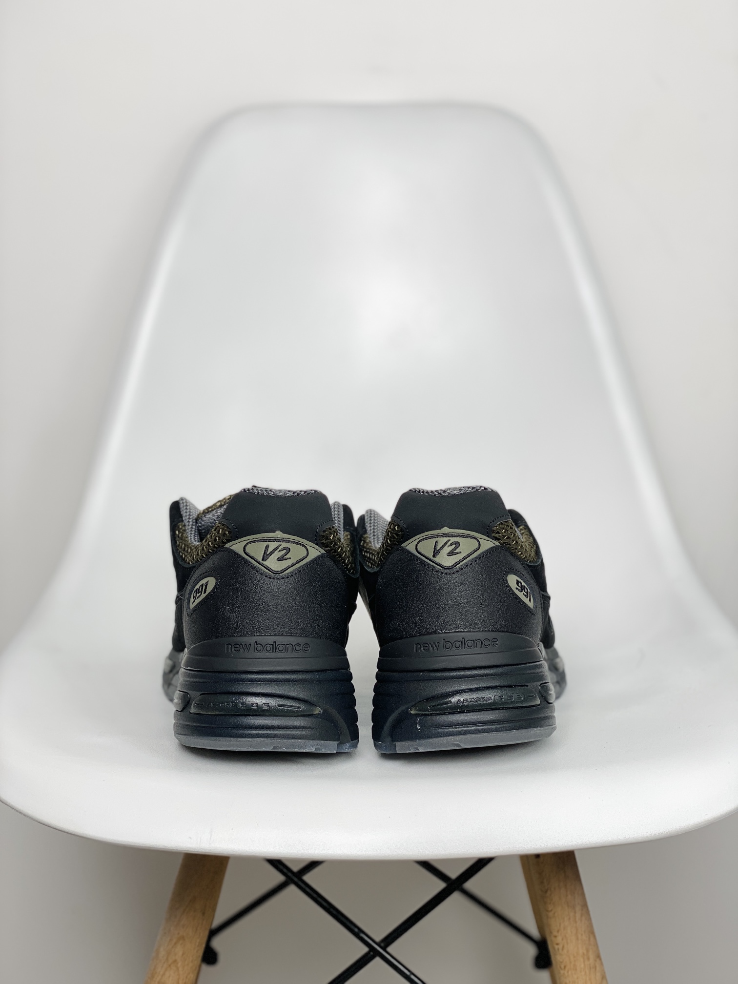  新版  STONE ISLAND New Balance 991V2 石头岛 低筒 复古跑鞋 休闲鞋 运动鞋 波鞋 男鞋 女鞋 黑橄榄绿 U991SD2