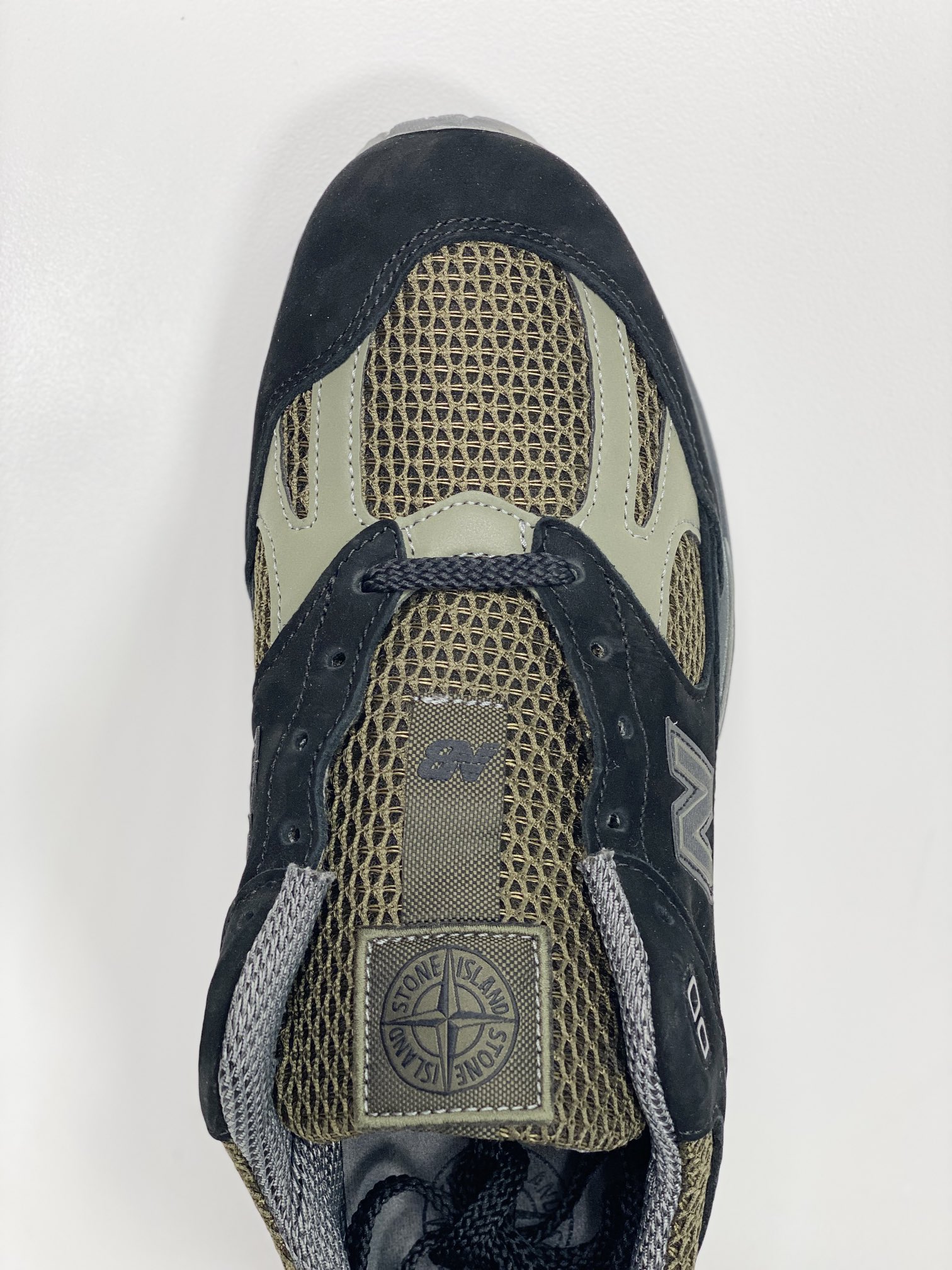  新版  STONE ISLAND New Balance 991V2 石头岛 低筒 复古跑鞋 休闲鞋 运动鞋 波鞋 男鞋 女鞋 黑橄榄绿 U991SD2