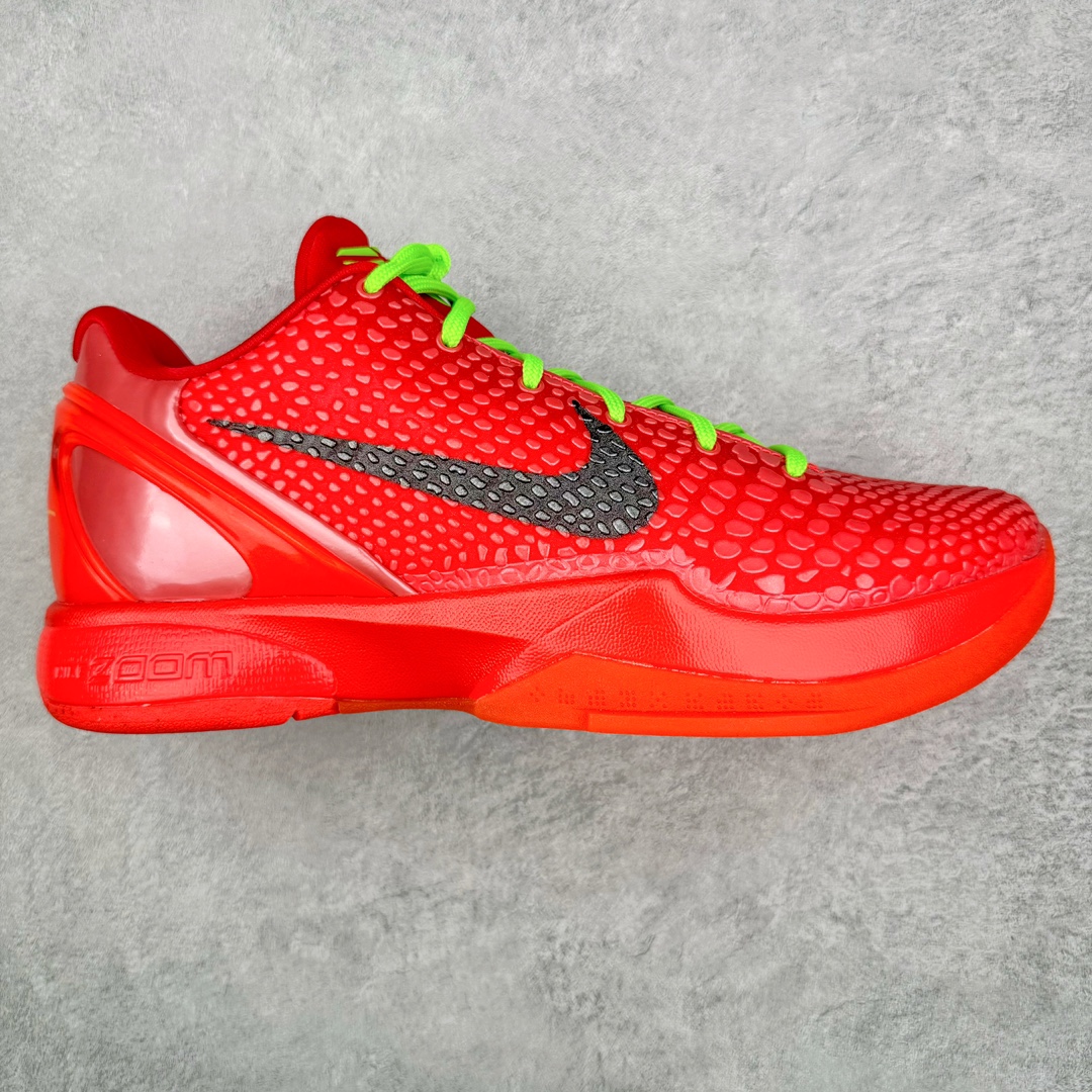 GX KOBE6 Reverse Grinch  反轉青蜂俠 前掌氣墊  后掌EVA 科比 6  籃球鞋 實戰鞋 真碳板 波鞋 球鞋 波鞋 男鞋 红色 FV4921-600
