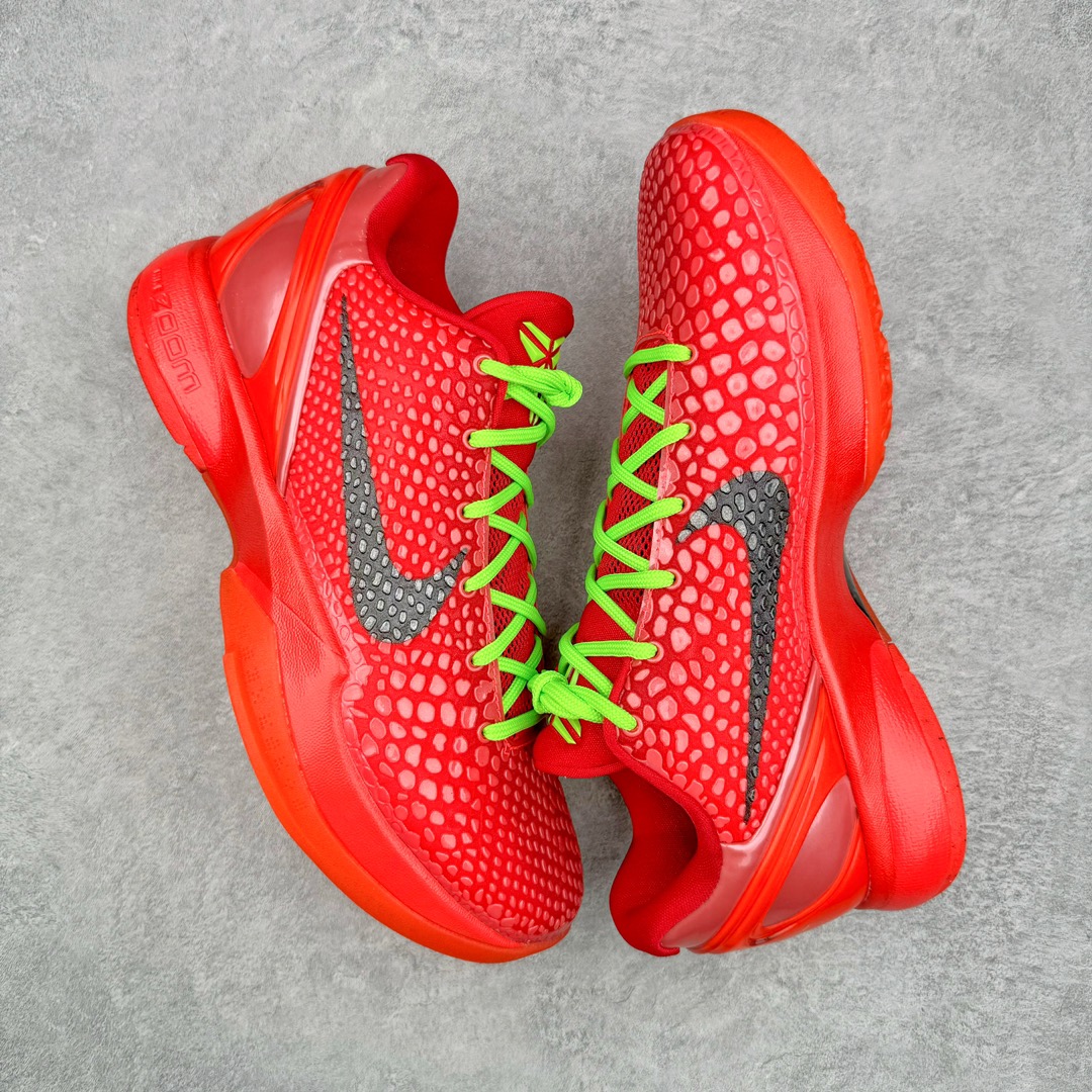 GX KOBE6 Reverse Grinch  反轉青蜂俠 前掌氣墊  后掌EVA 科比 6  籃球鞋 實戰鞋 真碳板 波鞋 球鞋 波鞋 男鞋 红色 FV4921-600