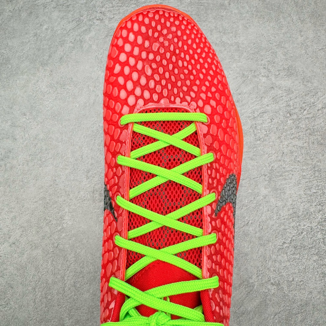 GX KOBE6 Reverse Grinch  反轉青蜂俠 前掌氣墊  后掌EVA 科比 6  籃球鞋 實戰鞋 真碳板 波鞋 球鞋 波鞋 男鞋 红色 FV4921-600