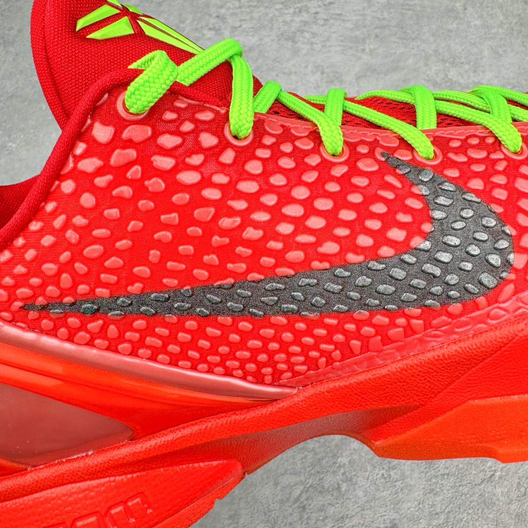 GX KOBE6 Reverse Grinch  反轉青蜂俠 前掌氣墊  后掌EVA 科比 6  籃球鞋 實戰鞋 真碳板 波鞋 球鞋 波鞋 男鞋 红色 FV4921-600