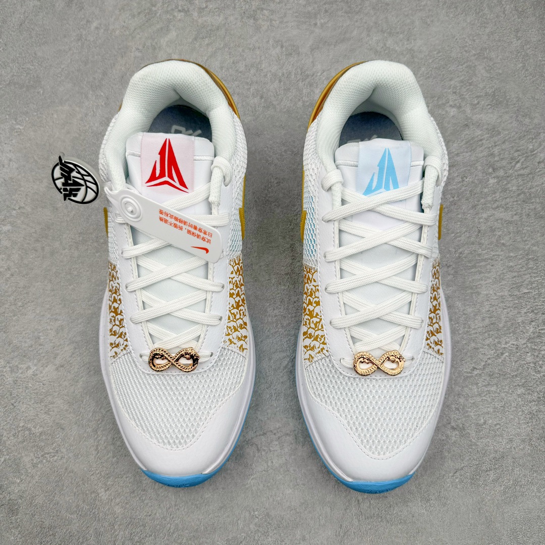  滅世 莫兰特 1代  Nike Zoom JA1Chinese New Year 低筒 前後氣墊 耐磨透氣 實戰籃球鞋 波鞋 球鞋 男鞋 波鞋 藍色 龍年 FV1291-100