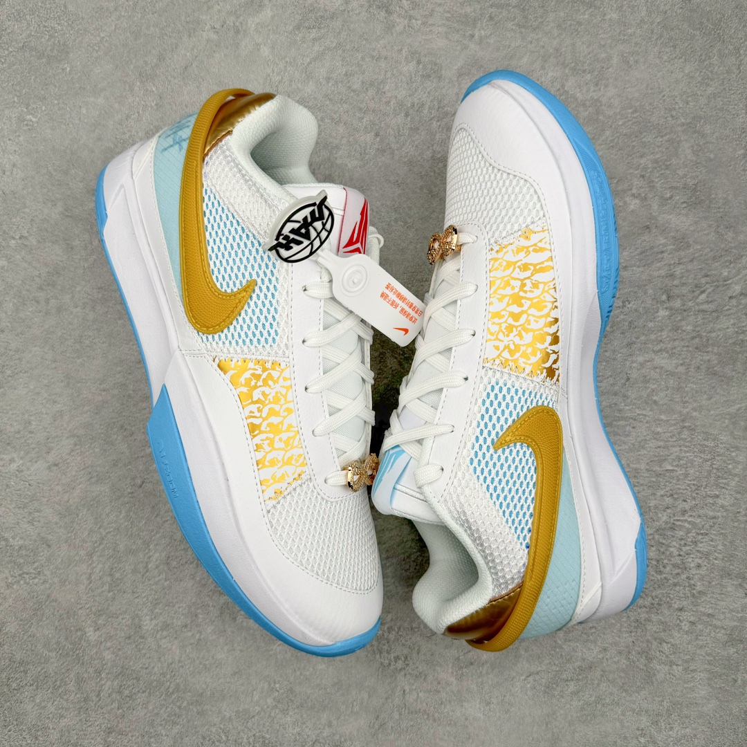  滅世 莫兰特 1代  Nike Zoom JA1Chinese New Year 低筒 前後氣墊 耐磨透氣 實戰籃球鞋 波鞋 球鞋 男鞋 波鞋 藍色 龍年 FV1291-100