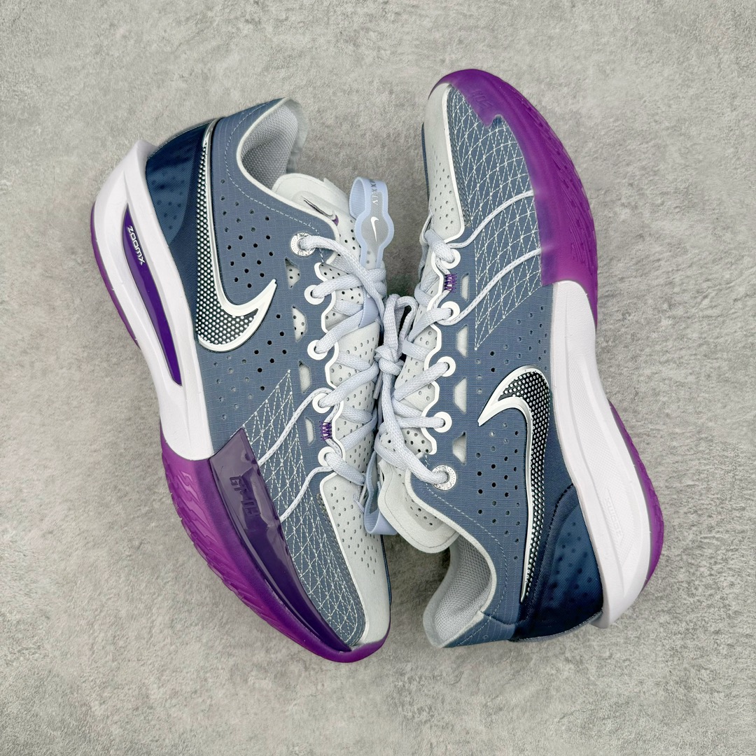  超临界版本 ZOOM GT Cut 3 EP  中筒  篮球鞋 球鞋 实战鞋 全掌气垫 后卫精英 TPU抗扭 男鞋 波鞋 灰紫 DV2918-400