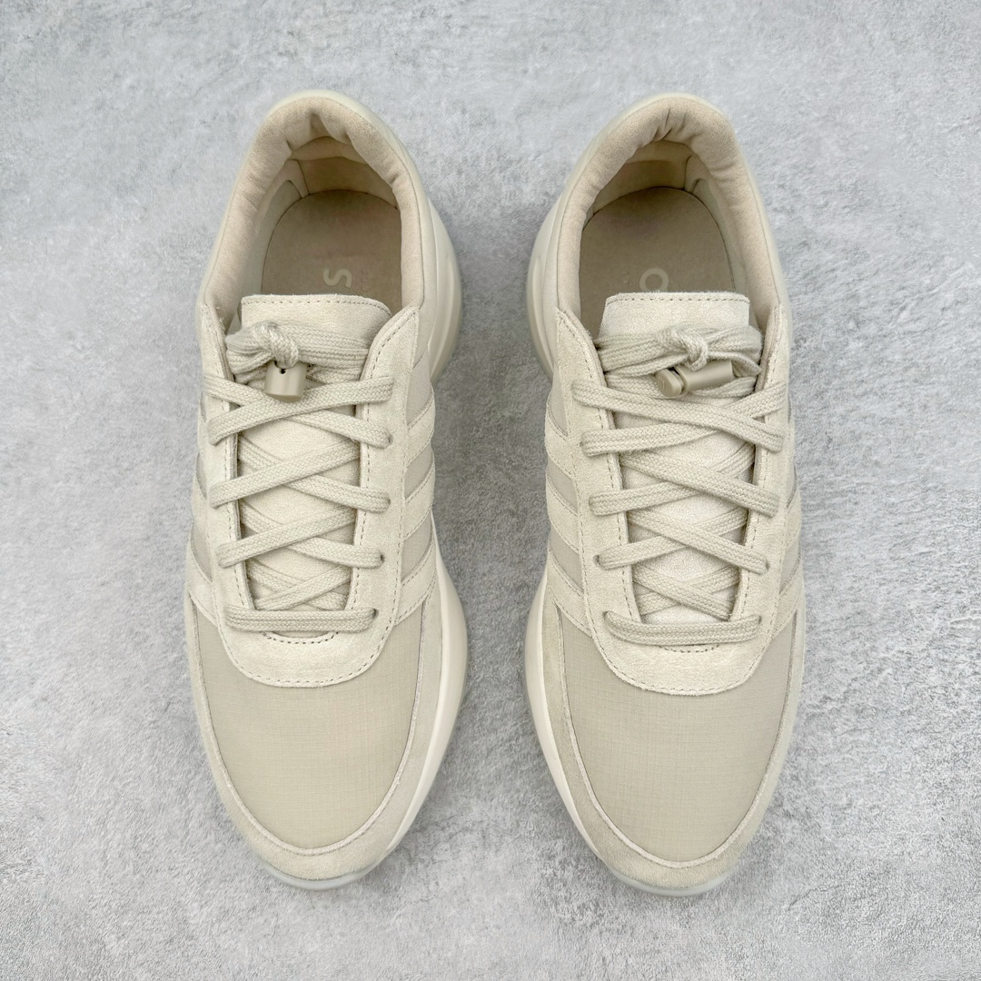  FEAR OF GOD FOG Adidas Originals Athletics Los Angeles  联名款 低筒 复古板鞋 休闲鞋 男鞋 女鞋  波鞋 米白 IF1758