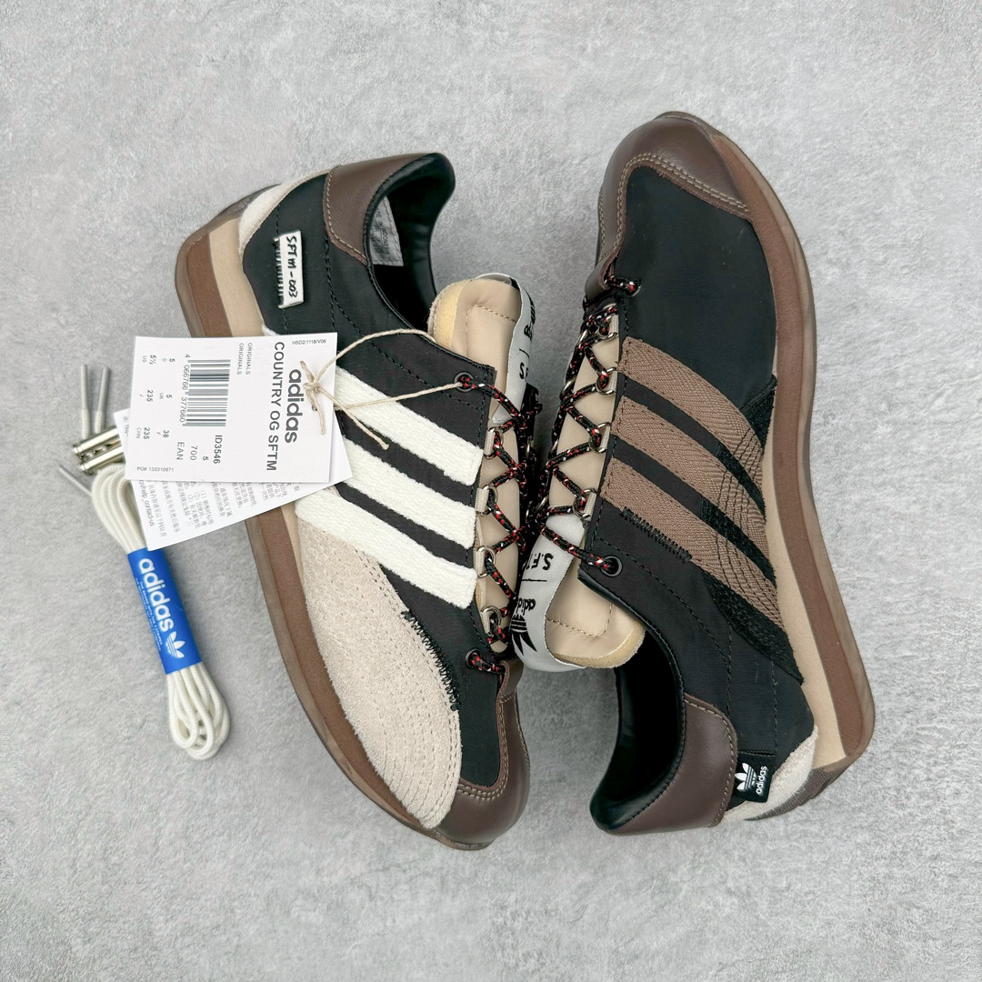 Song For The Mute  Adidas Originals Shadowturf   S.F.T.M 低筒 复古板鞋 休闲鞋 男鞋 女鞋波鞋 黑白 ID3546 