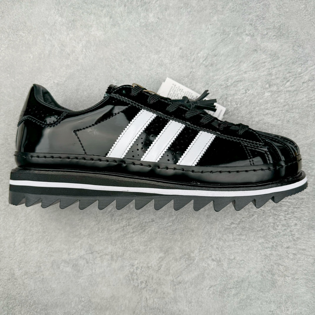  CLOT x Neighbored x adidas Originals Superstar 陈冠希 低筒 复古板鞋 休闲鞋 男鞋 女鞋  黑色IH5953