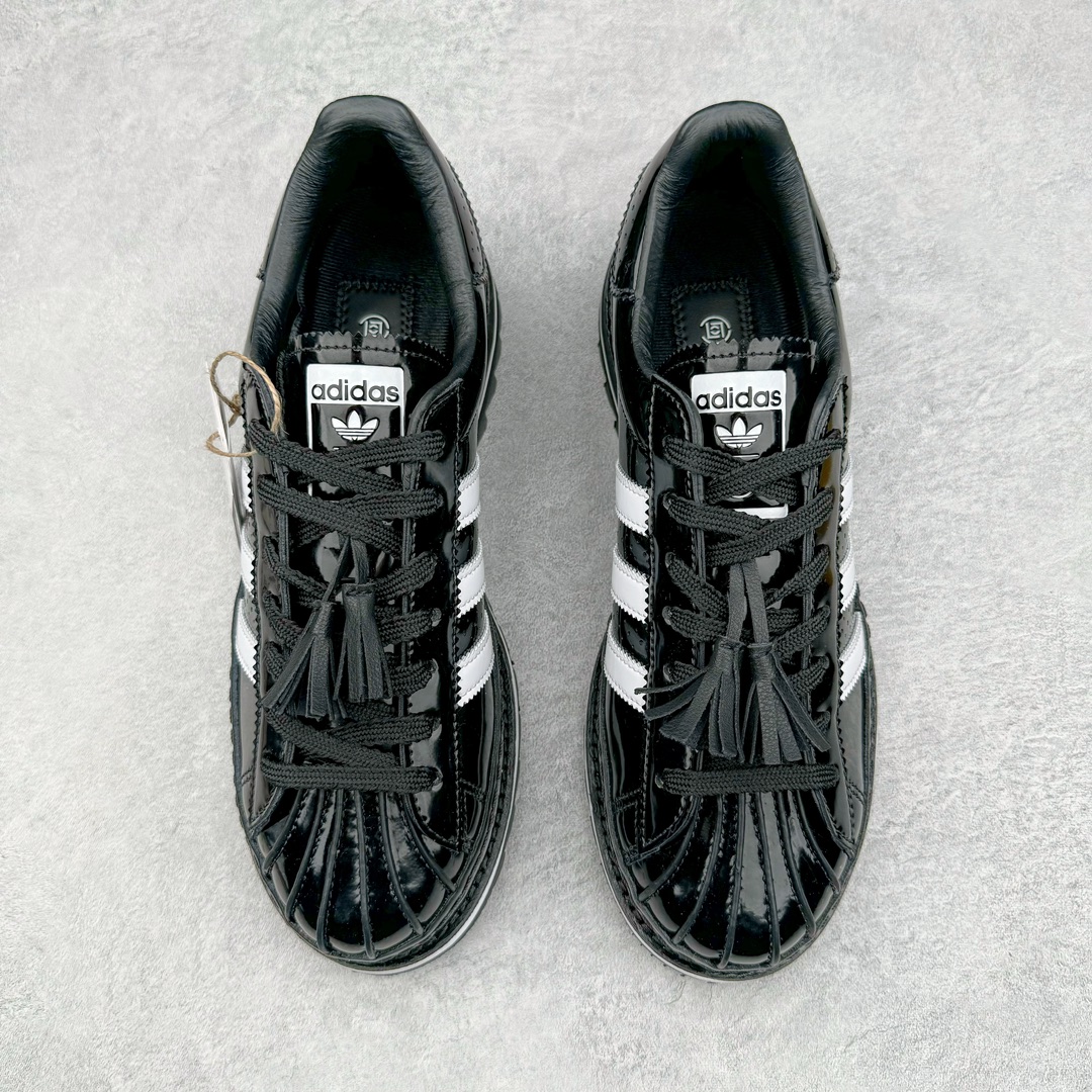  CLOT x Neighbored x adidas Originals Superstar 陈冠希 低筒 复古板鞋 休闲鞋 男鞋 女鞋  黑色IH5953