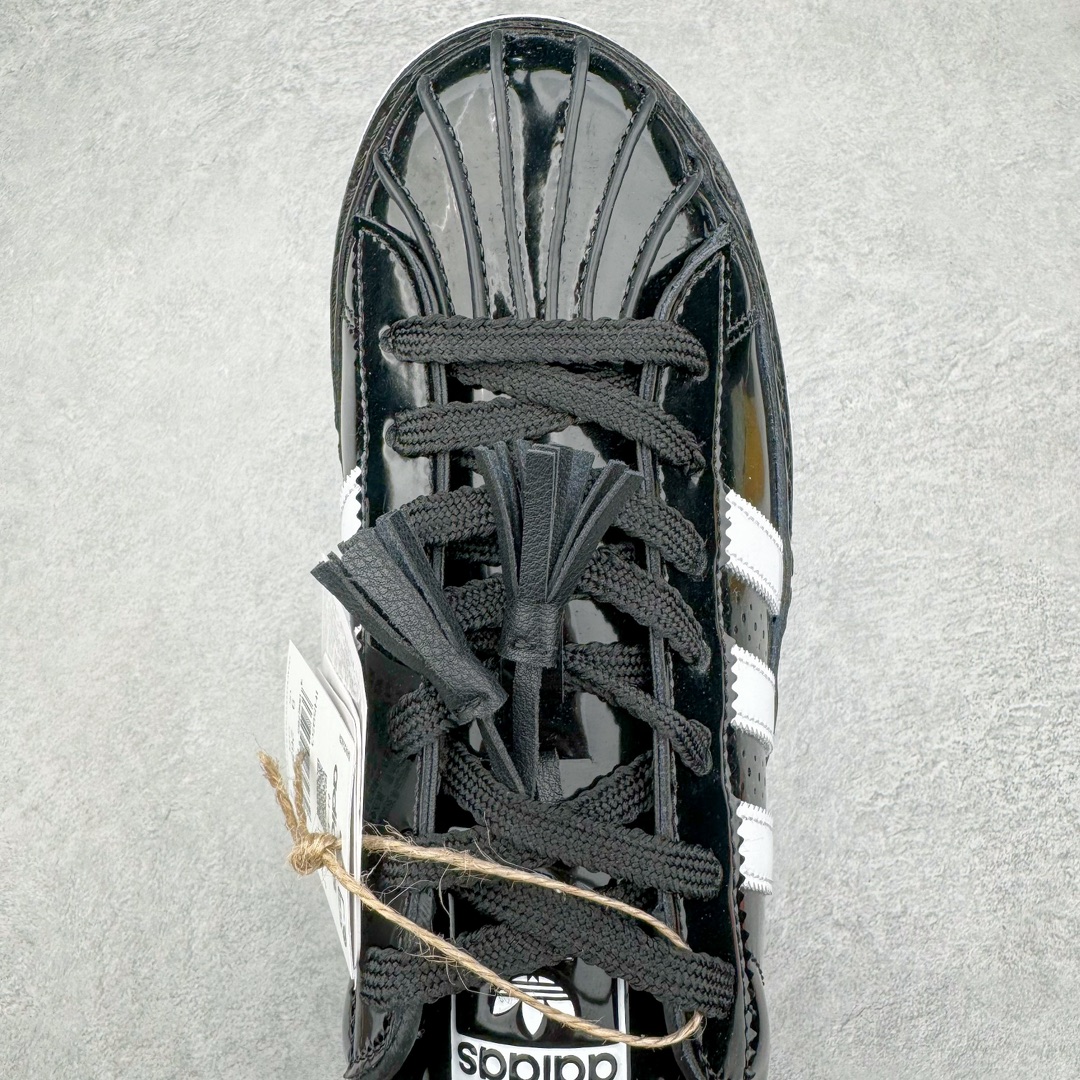  CLOT x Neighbored x adidas Originals Superstar 陈冠希 低筒 复古板鞋 休闲鞋 男鞋 女鞋  黑色IH5953