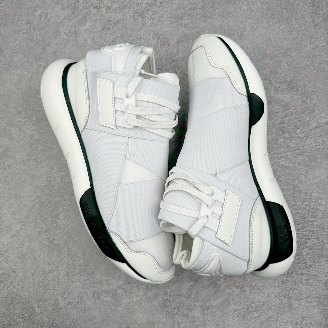  Y-3  QASA  圆头系带 复古板鞋 休闲鞋 男鞋 女鞋 白色 IG4075