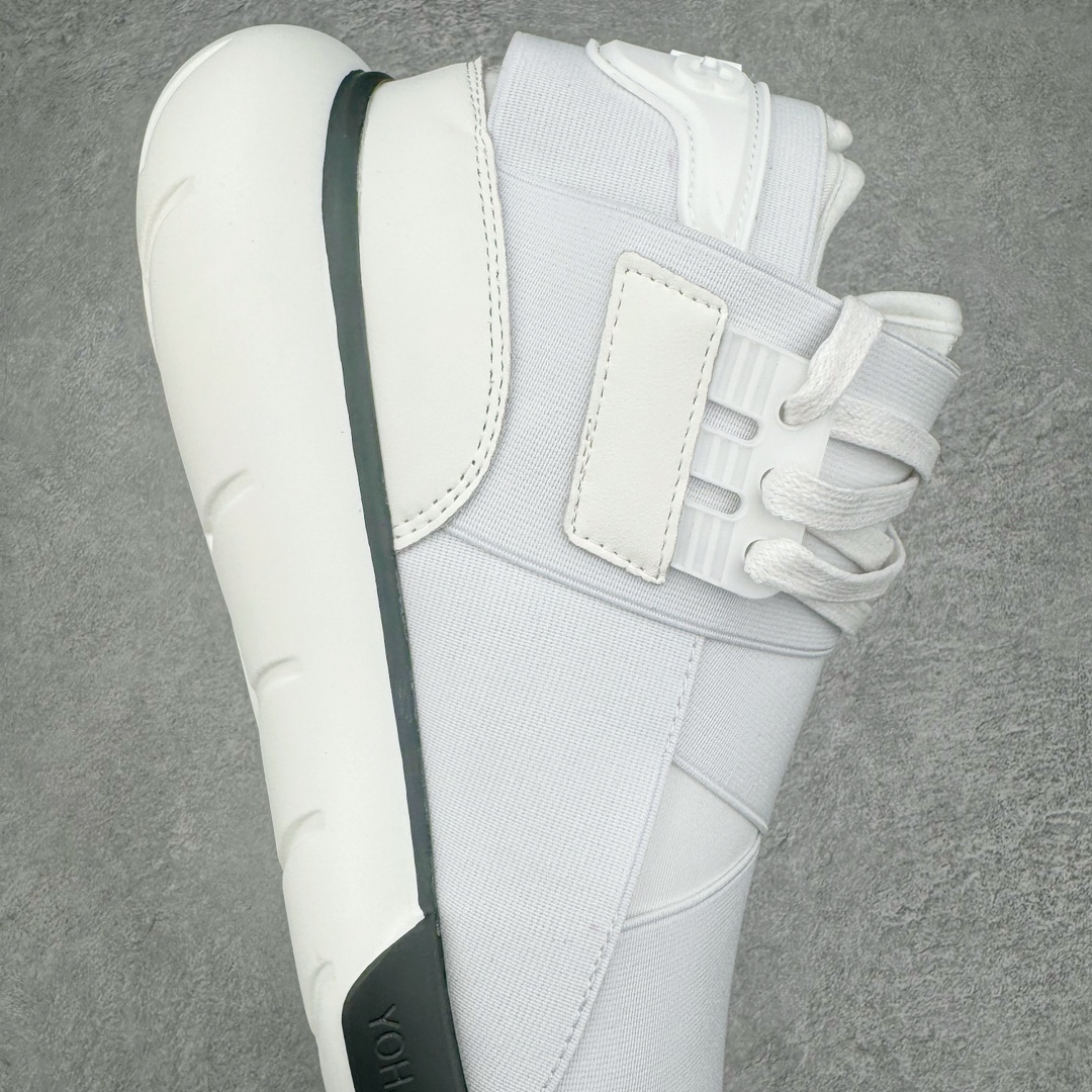  Y-3  QASA  圆头系带 复古板鞋 休闲鞋 男鞋 女鞋 白色 IG4075