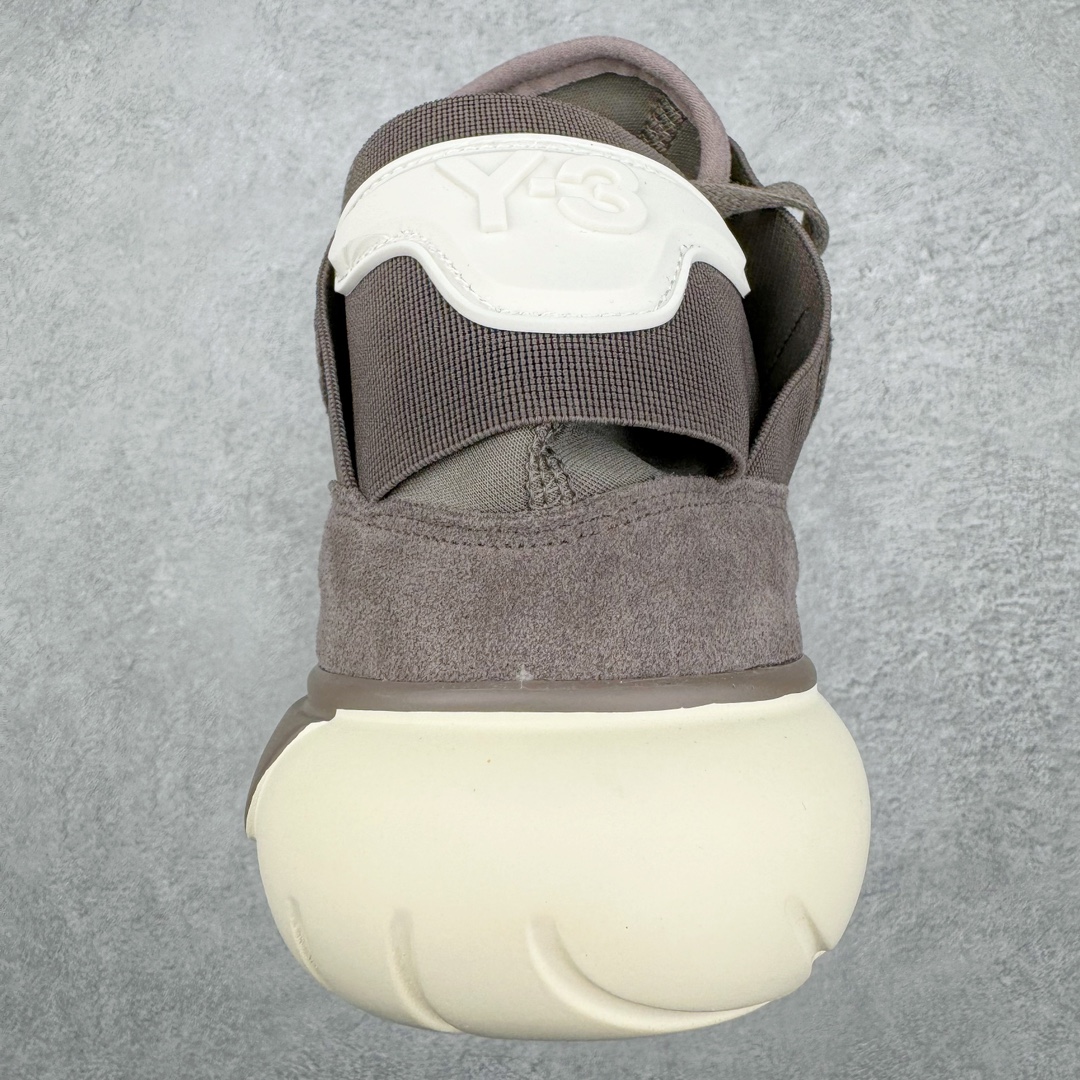  Y-3  QASA  高筒 圆头系带 复古板鞋 休闲鞋 男鞋 女鞋 棕色HQ3735