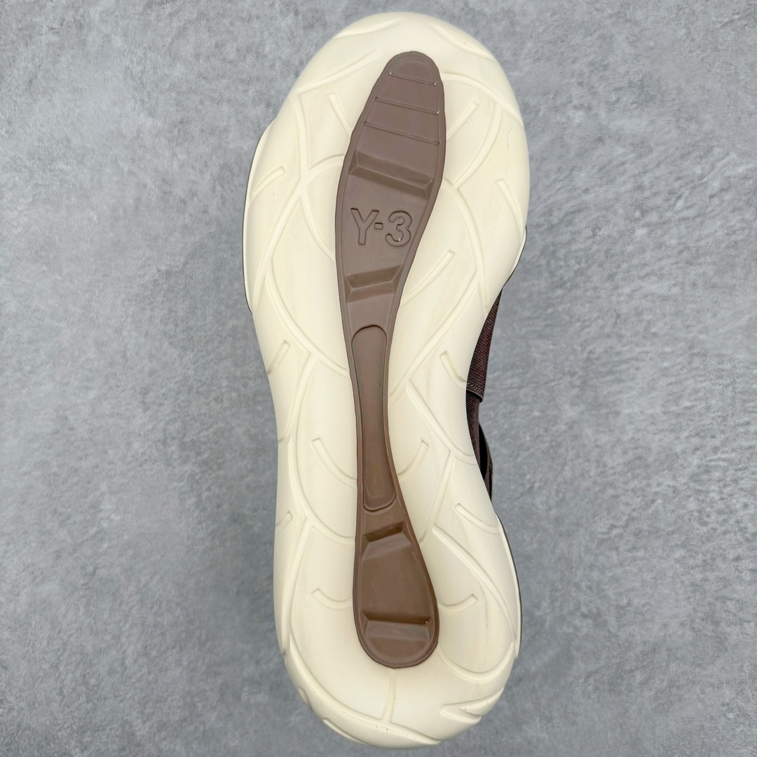  Y-3  QASA  高筒 圆头系带 复古板鞋 休闲鞋 男鞋 女鞋 棕色HQ3735