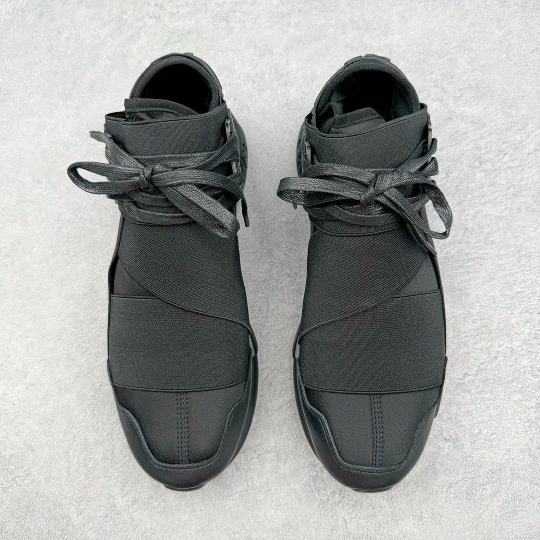  Y-3  QASA  高筒 圆头系带 复古板鞋 休闲鞋 男鞋 女鞋  黑武士 IF5505