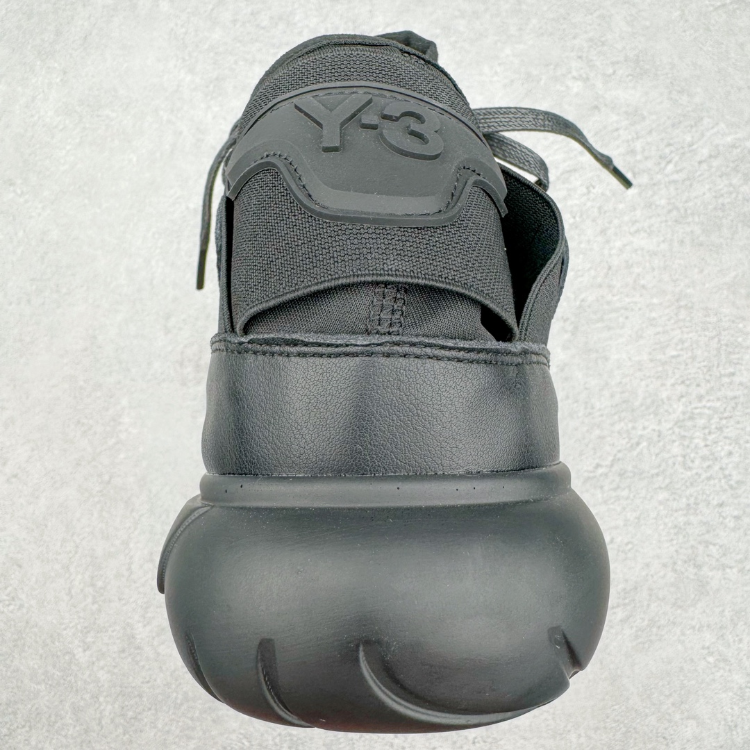  Y-3  QASA  高筒 圆头系带 复古板鞋 休闲鞋 男鞋 女鞋  黑武士 IF5505