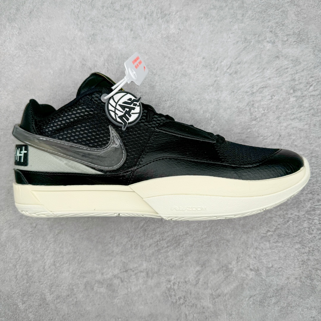  滅世 莫兰特 1代  Nike Zoom JA1  低筒 前後氣墊 耐磨透氣 實戰籃球鞋 波鞋 球鞋 男鞋 波鞋 黑白 DR8786-002 
