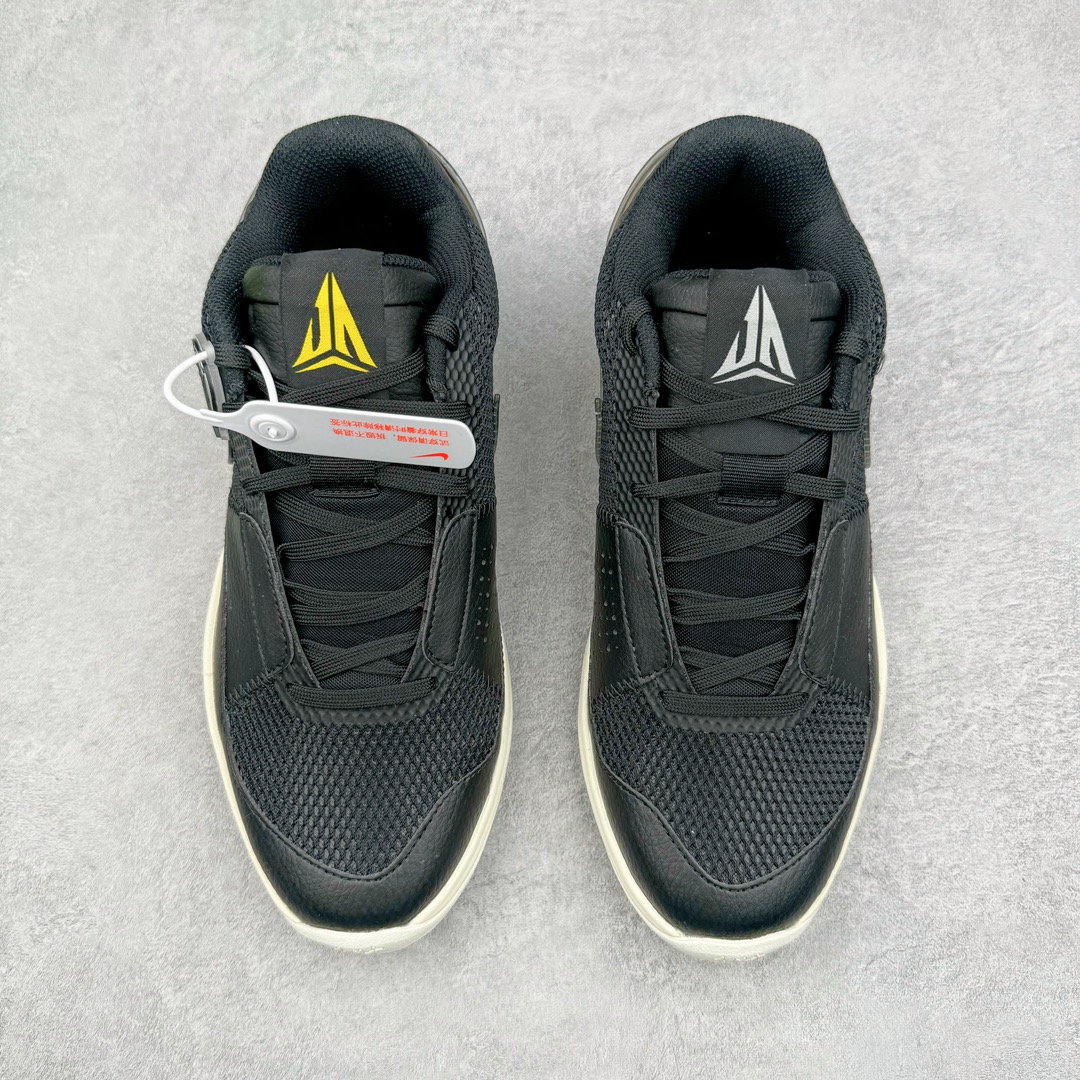  滅世 莫兰特 1代  Nike Zoom JA1  低筒 前後氣墊 耐磨透氣 實戰籃球鞋 波鞋 球鞋 男鞋 波鞋 黑白 DR8786-002 