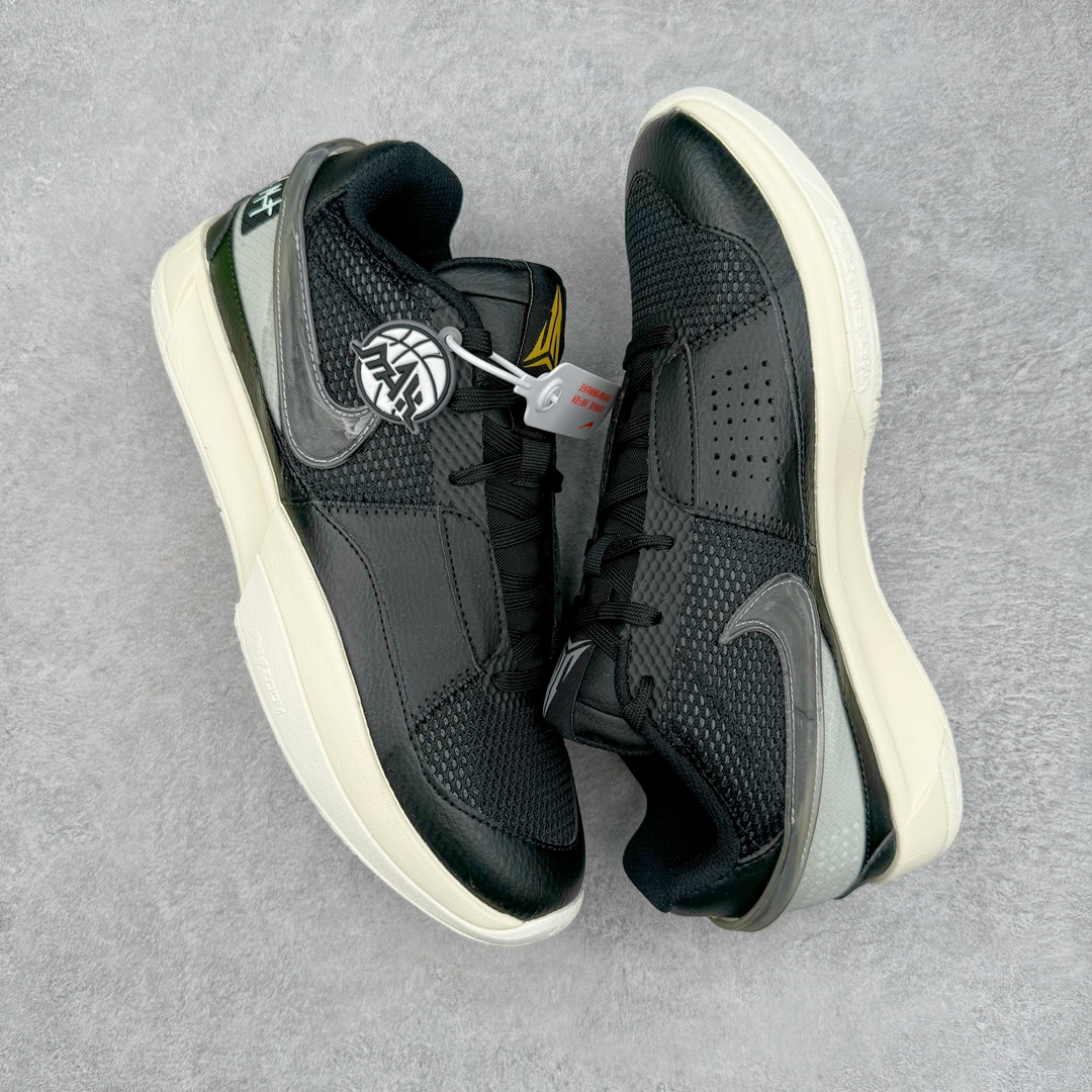  滅世 莫兰特 1代  Nike Zoom JA1  低筒 前後氣墊 耐磨透氣 實戰籃球鞋 波鞋 球鞋 男鞋 波鞋 黑白 DR8786-002 