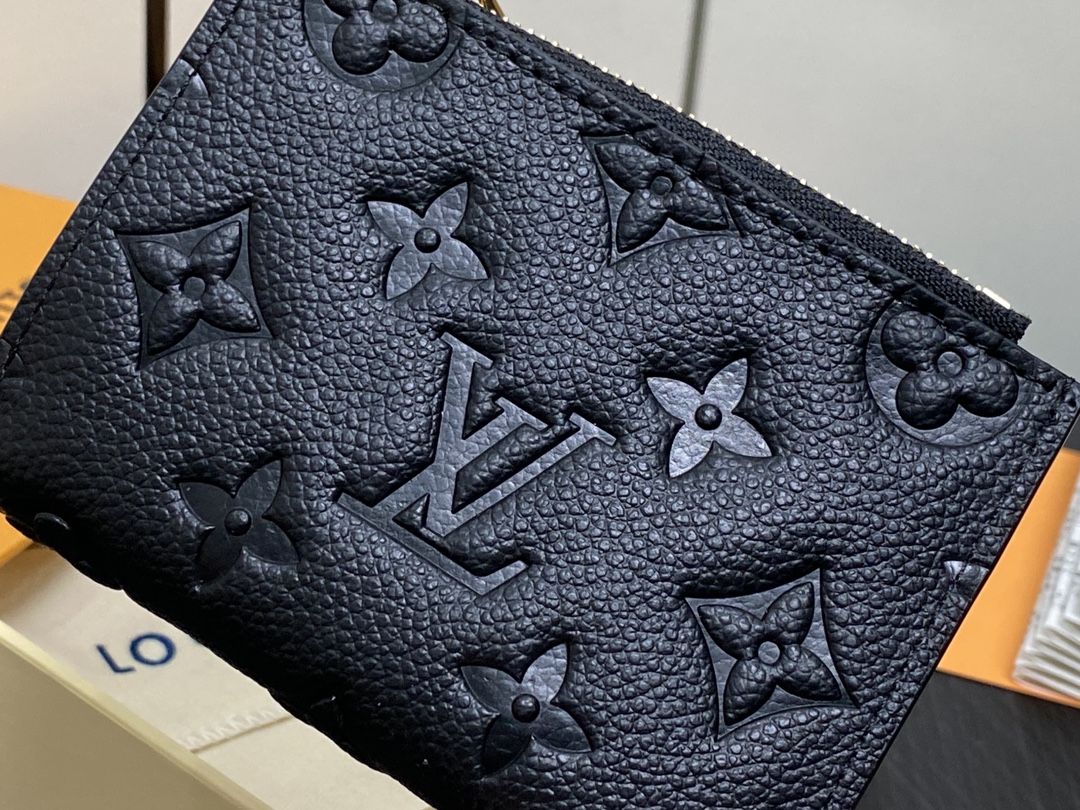  LOUIS VUITTON 路易威登 Portefeuil Lisa  拉链 开合 压花 钱包 短夹 黑色 蓝色  M83587 M83365