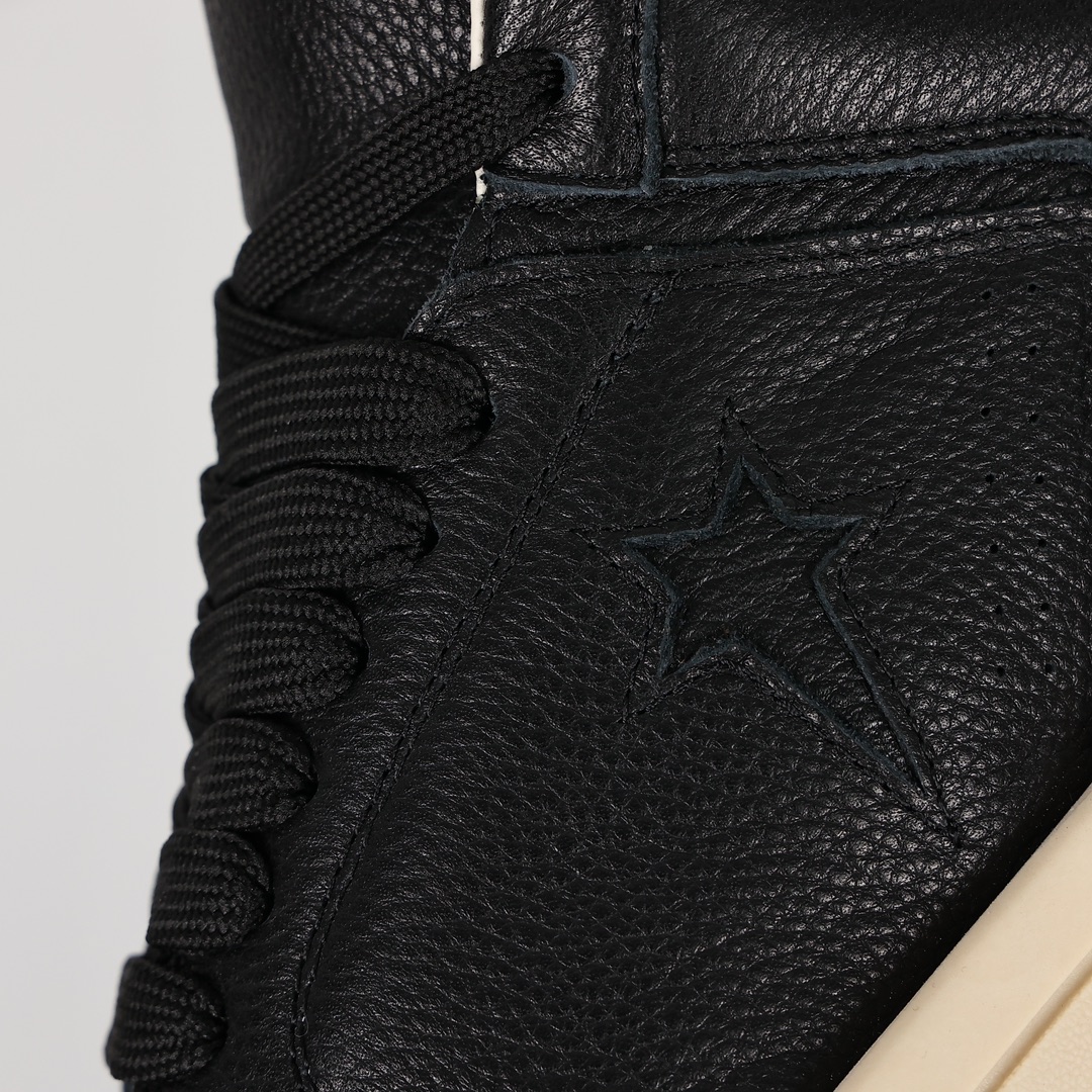  Rick Owens DRKSHDW Converse Turbodrk Weapon 联名款  高筒 靴子 板鞋 休闲鞋 男鞋 女鞋  黑黄